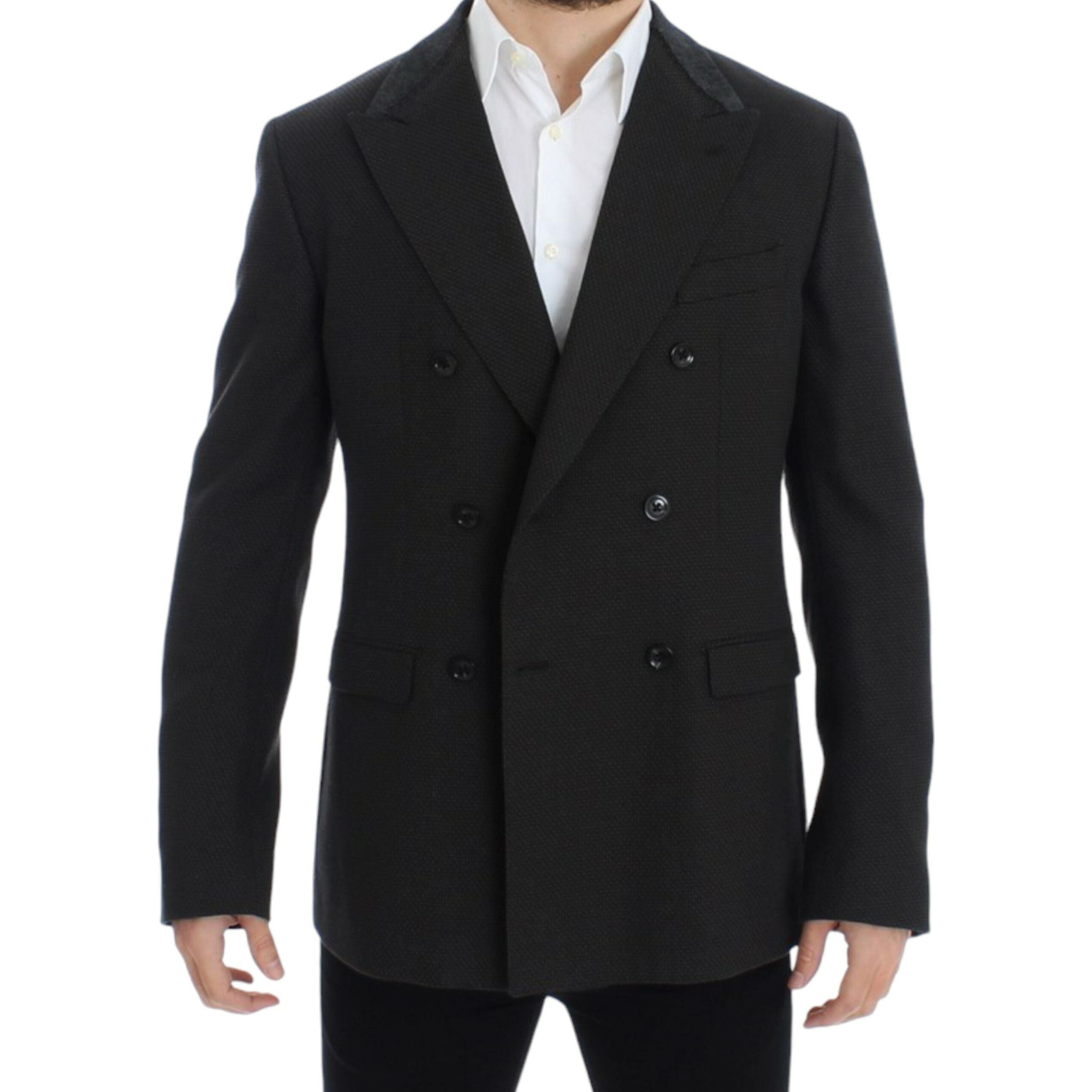 Elegant Slim Fit Double Breasted Blazer