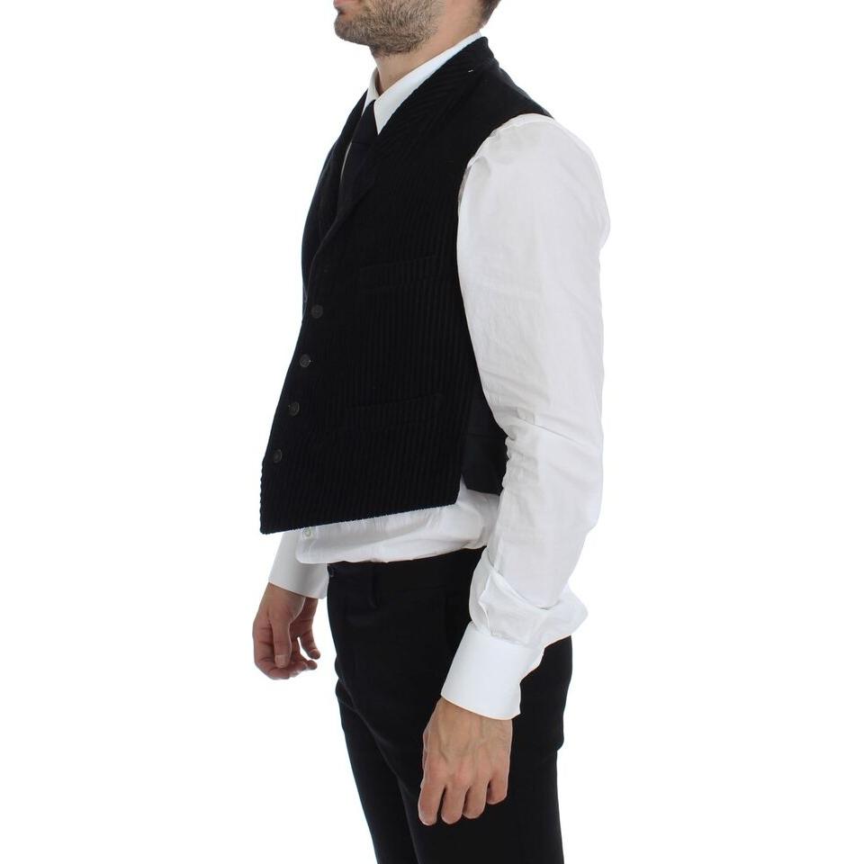 Elegant Black Manchester Dress Vest