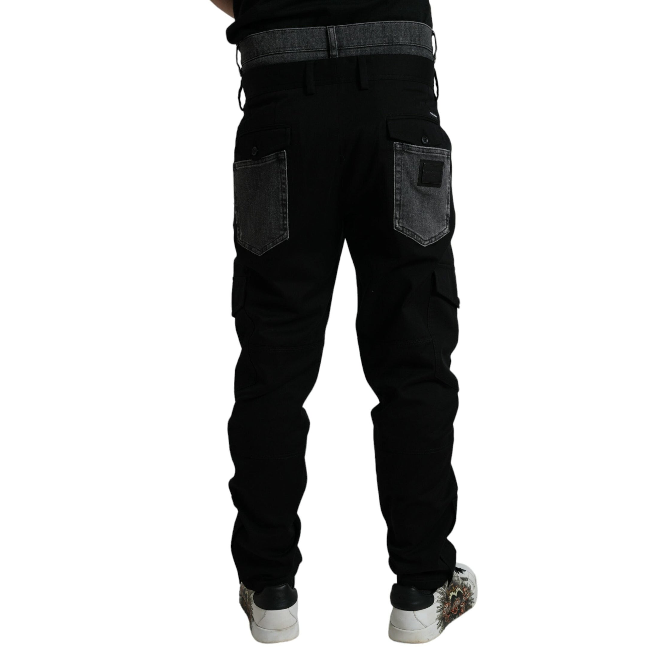 Elegant Cotton Stretch Jogger Pants