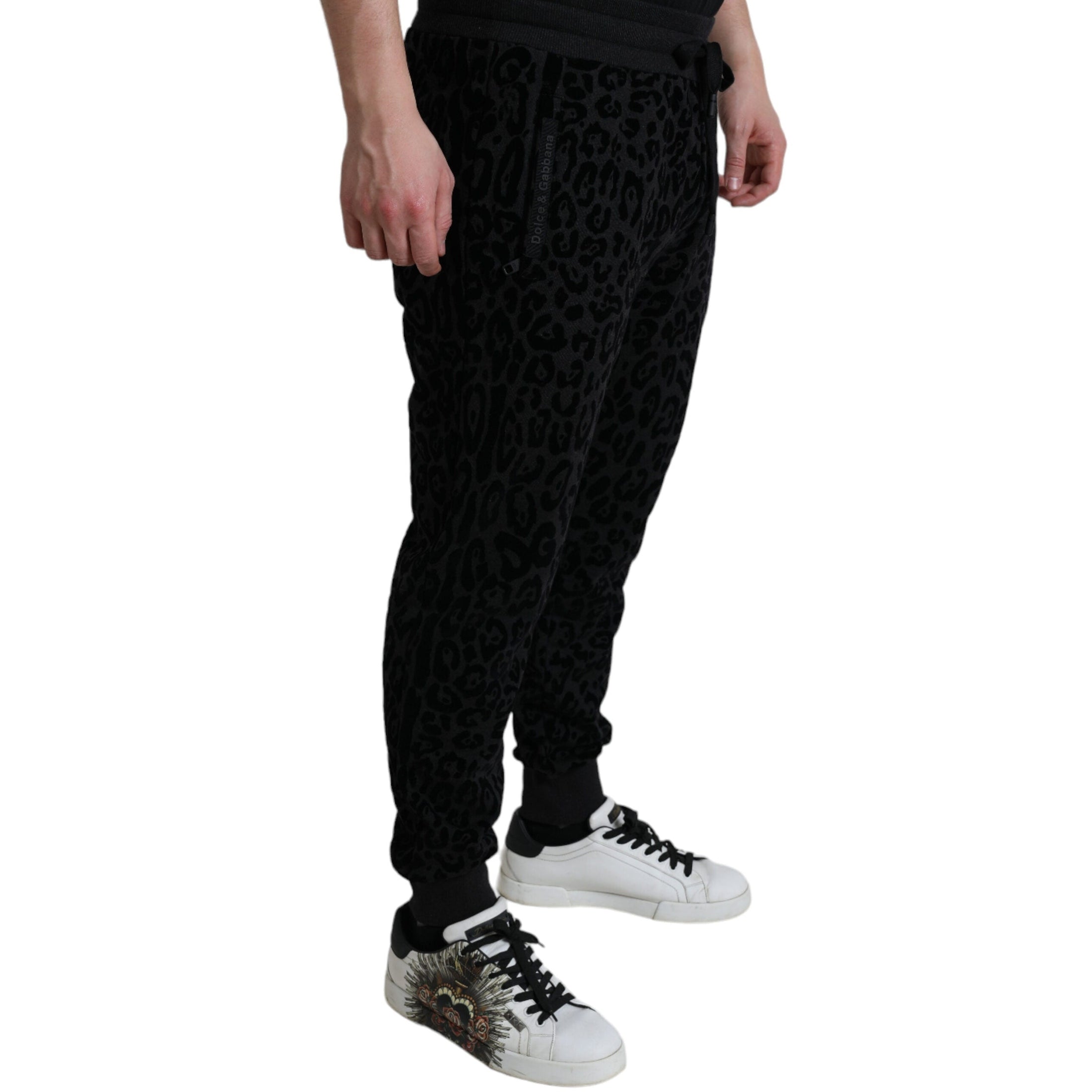 Elegant Leopard Joggers for Men