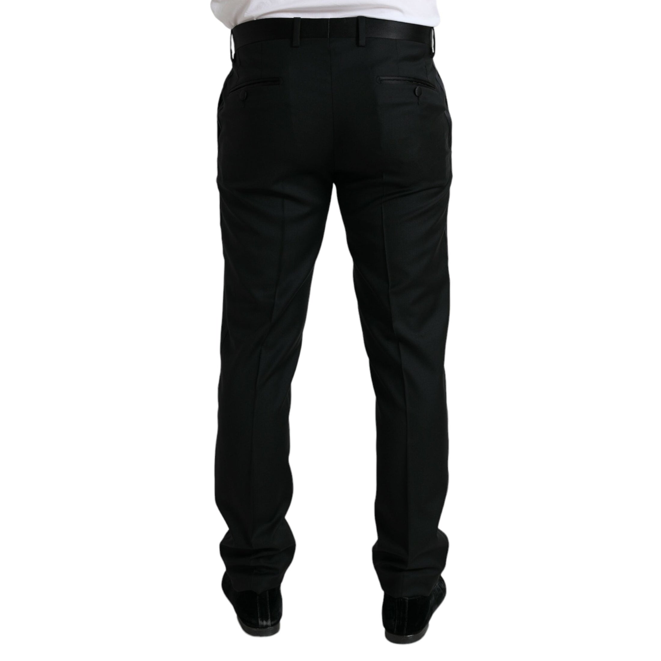 Elegant Slim Fit Wool Dress Pants