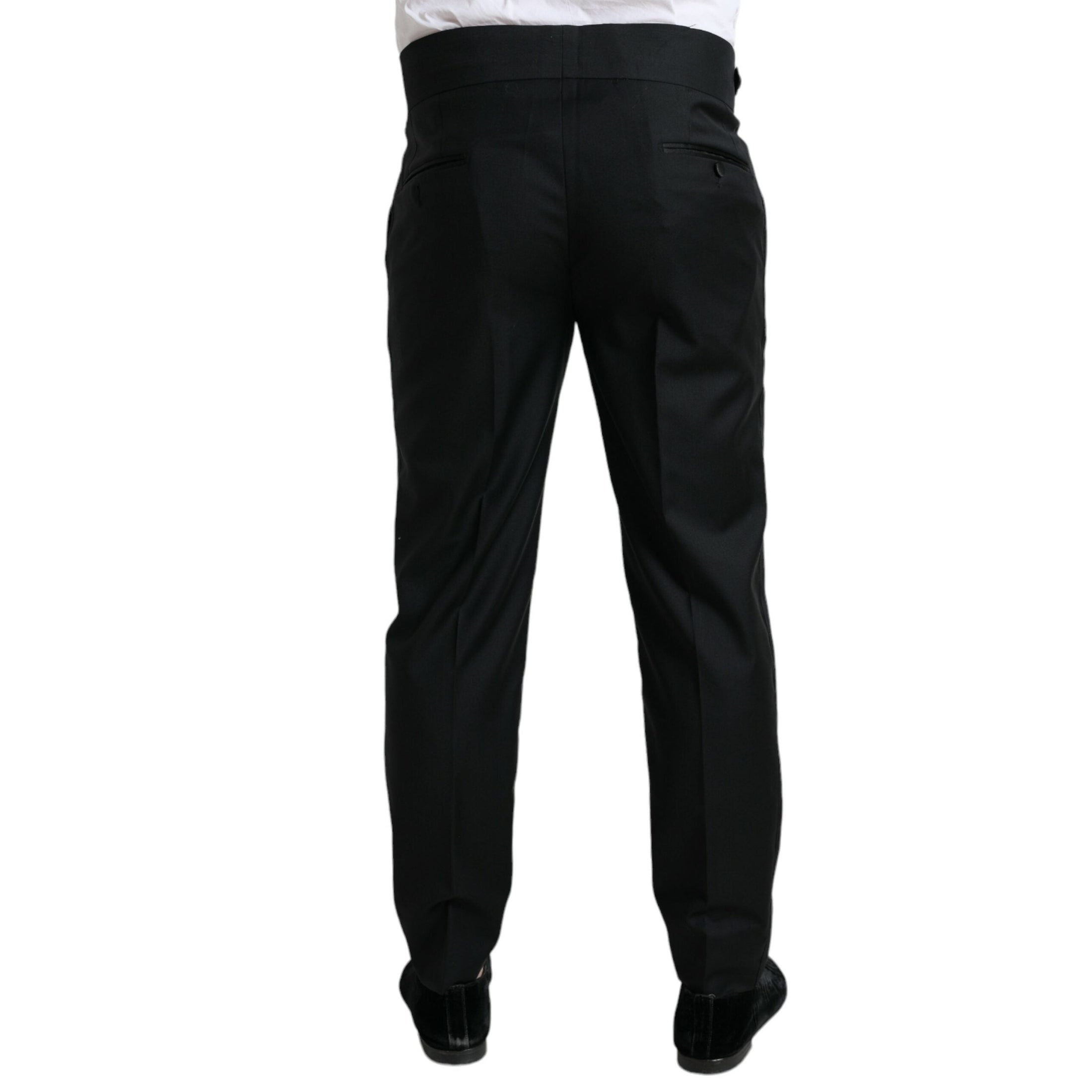 Elegant Slim Fit Wool Dress Pants