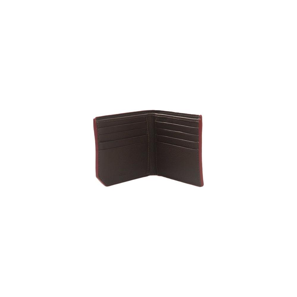 Brown Calf Leather Men Wallet