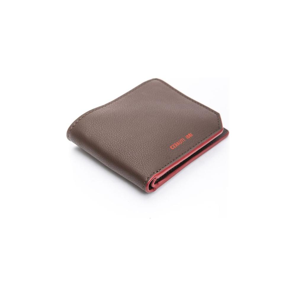 Brown Calf Leather Men Wallet