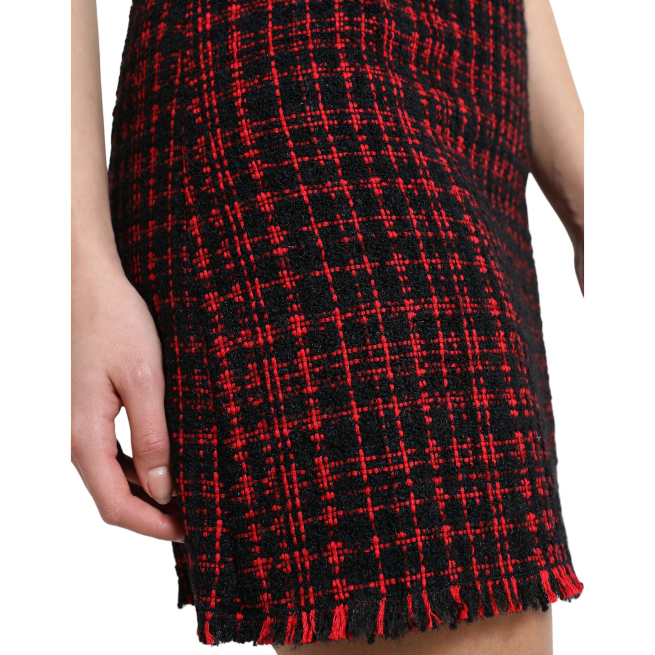 Tantalizing Tartan High-Waist Mini Skirt