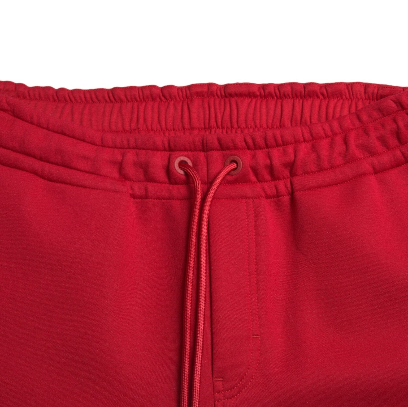 Sizzling Red Cotton Blend Jogger Pants