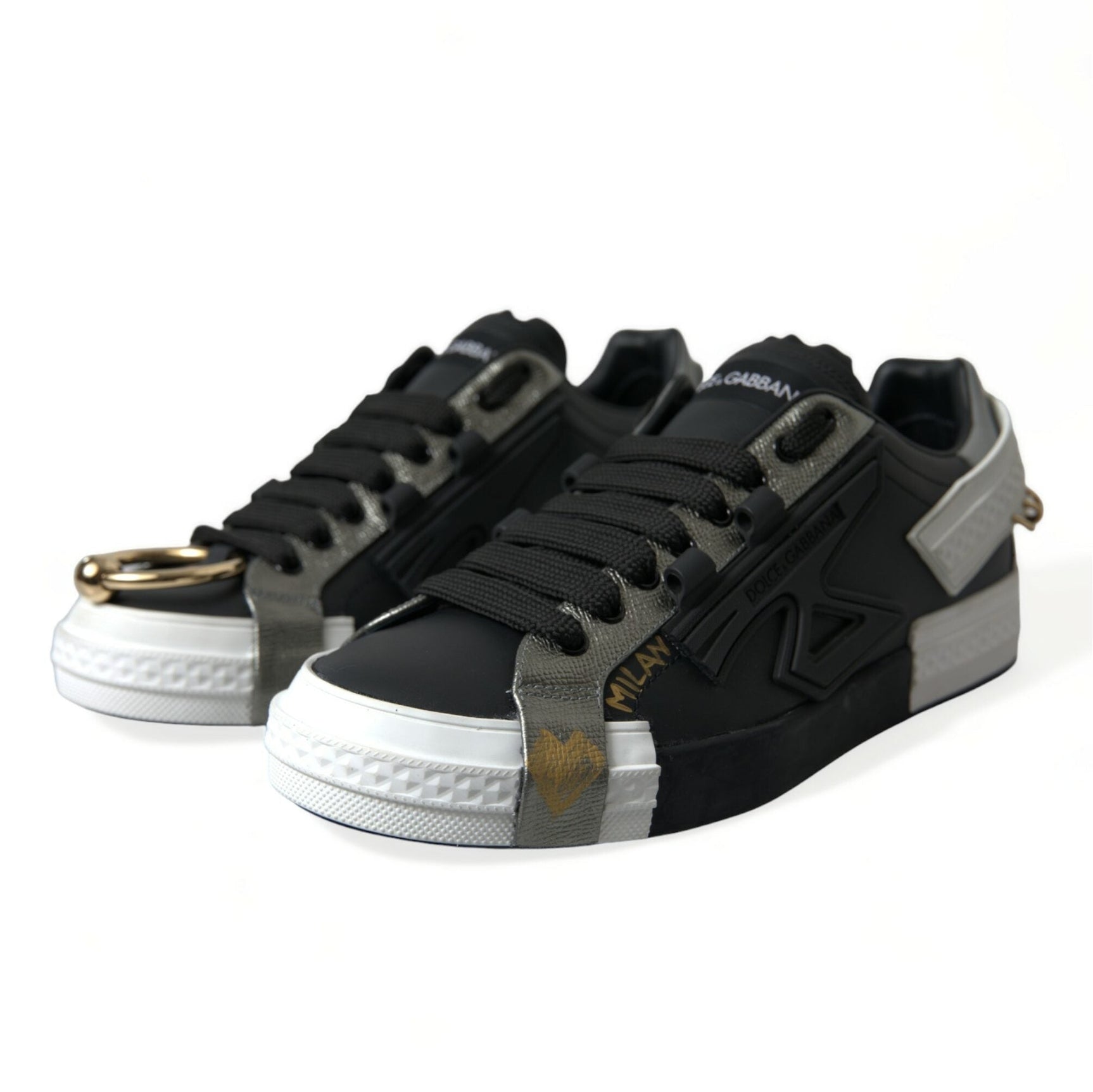 Elegant Calfskin Low Top Sneakers