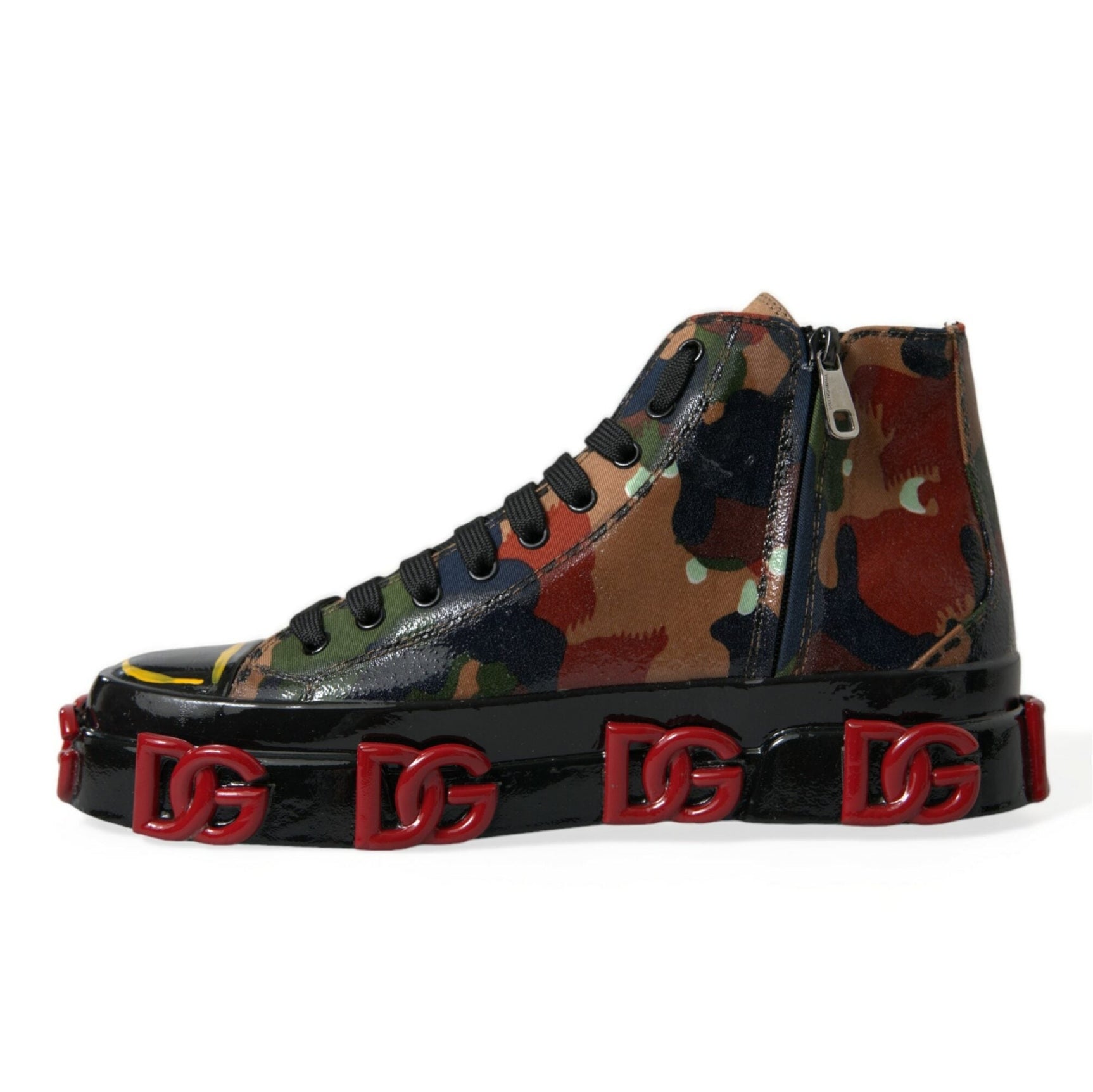 Chic Multicolor High-Top Sneakers