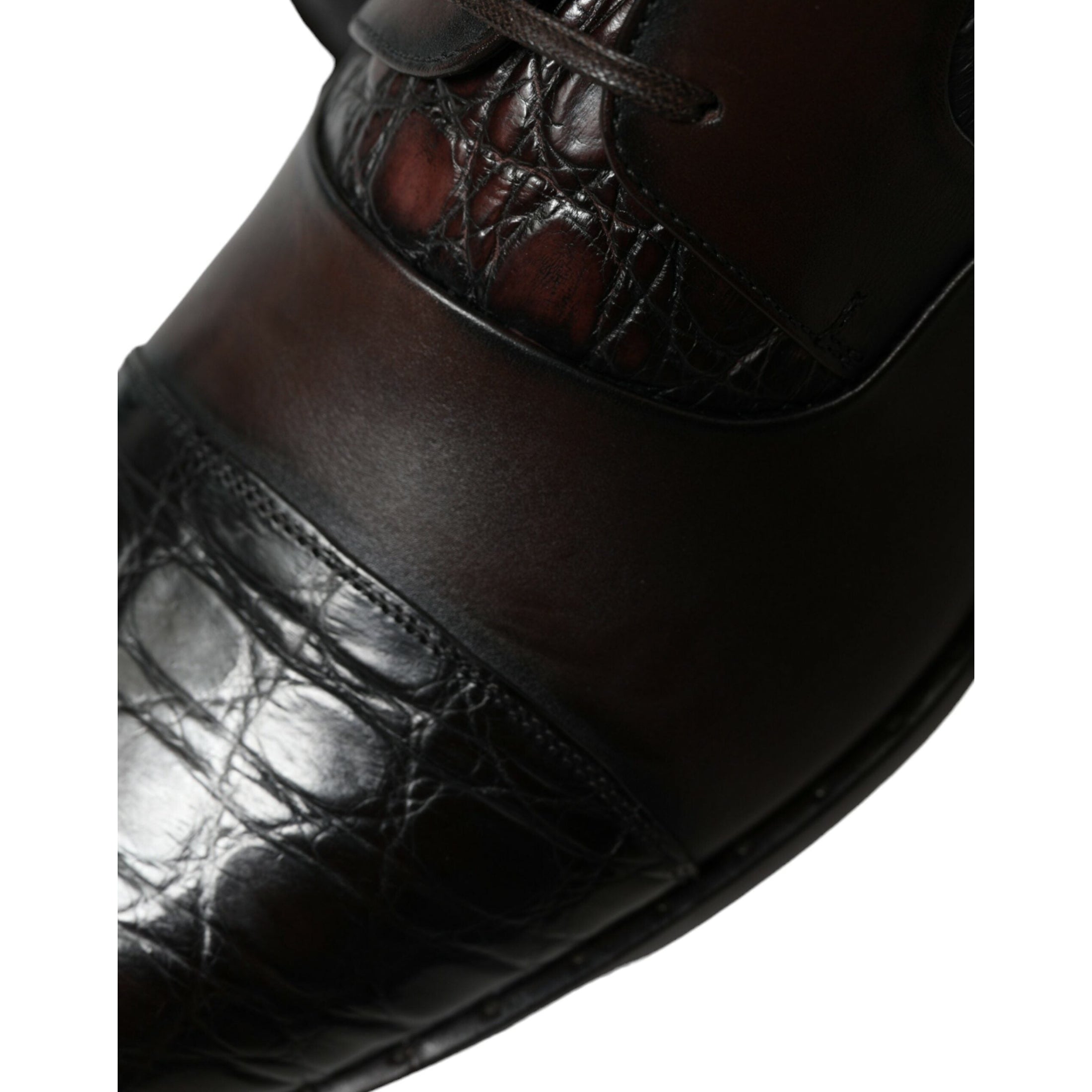 Elegant Brown Formal Derby Dress Shoes