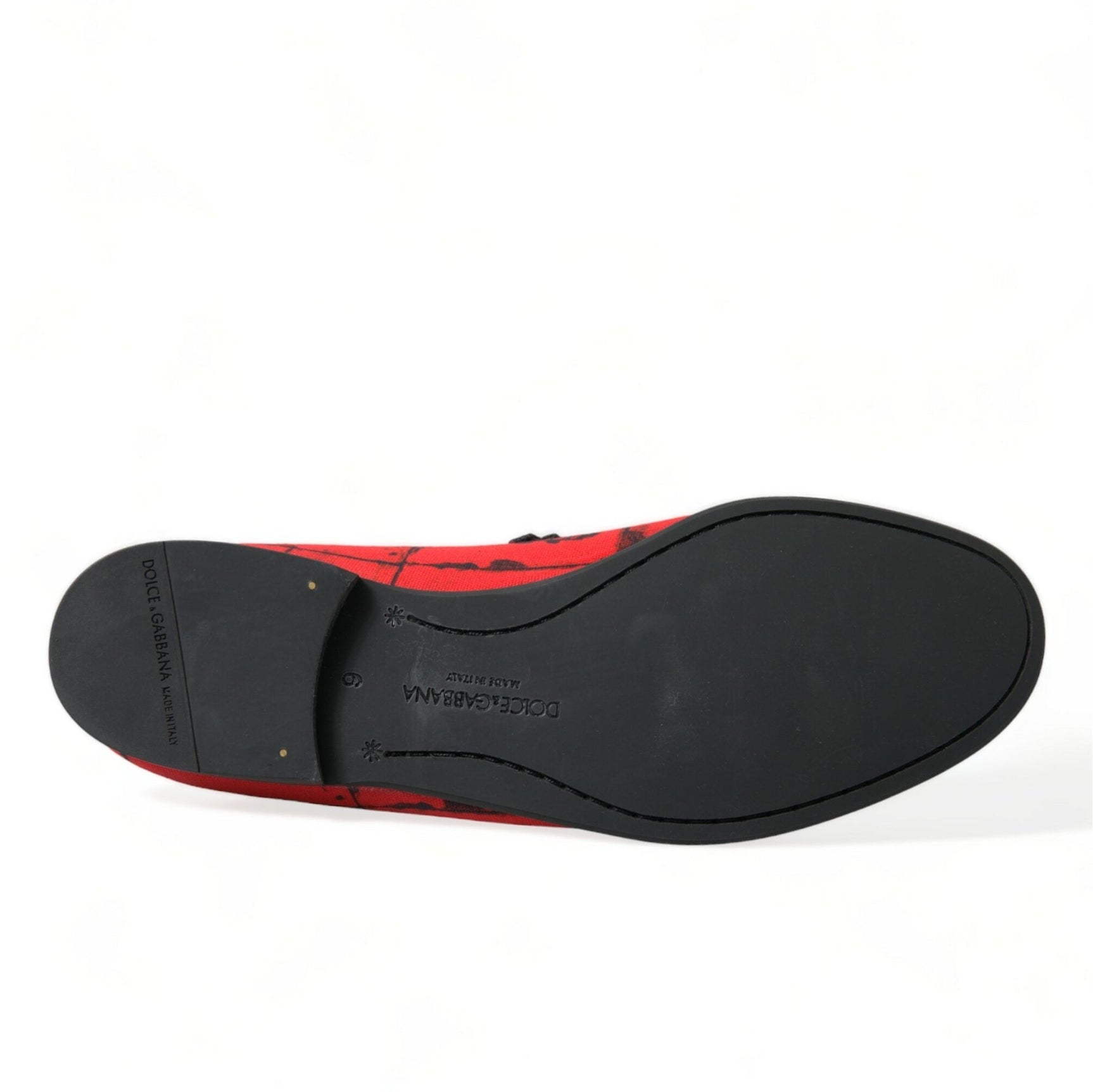 Torero-Inspired Luxe Red & Black Loafers