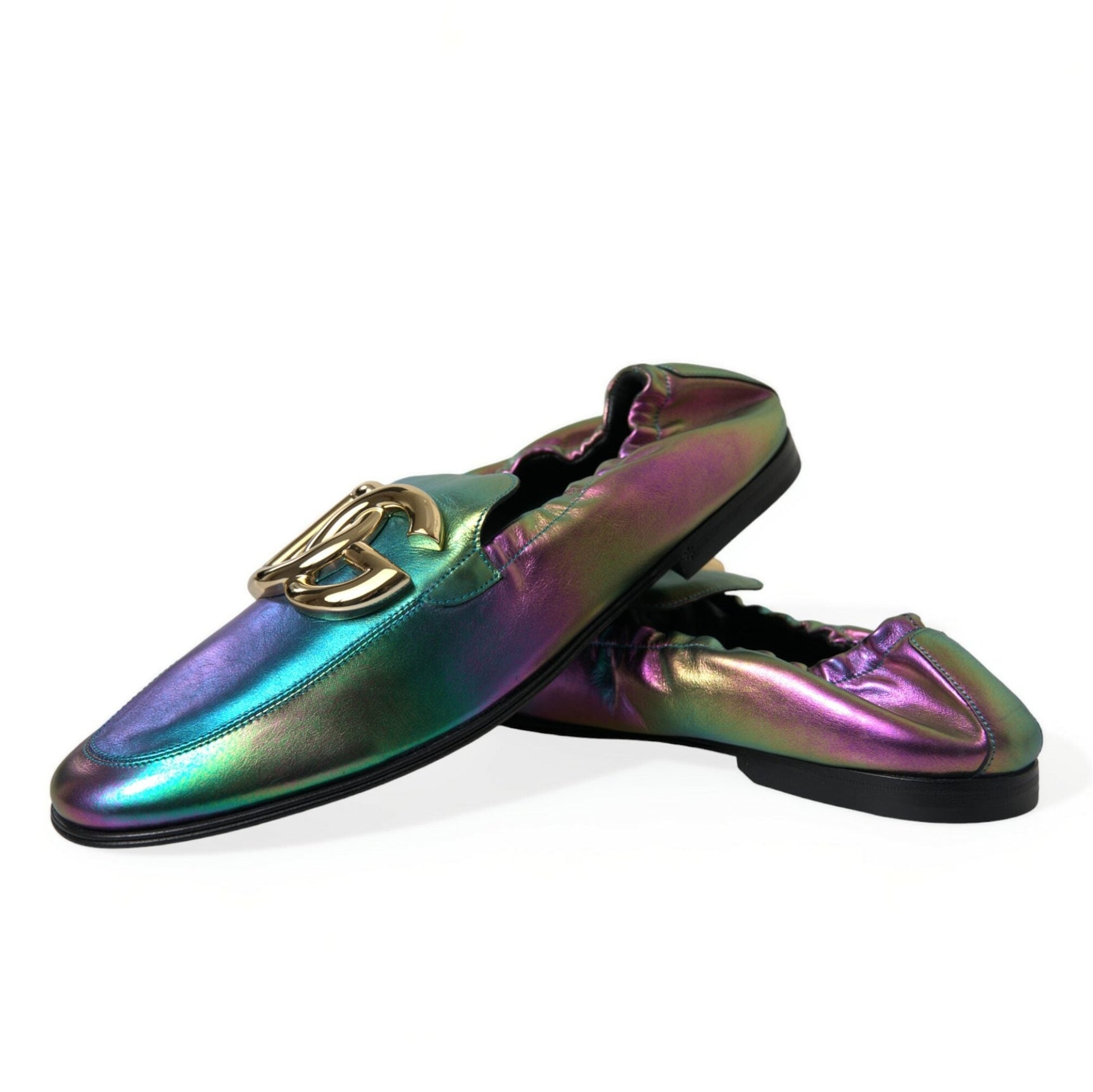 Elegant Iridescent Loafers for Gents