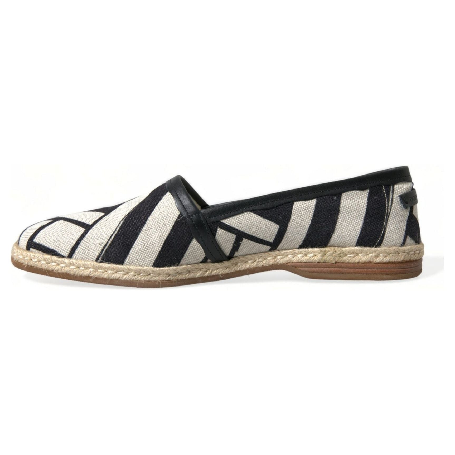 Chic Striped Canvas Espadrilles