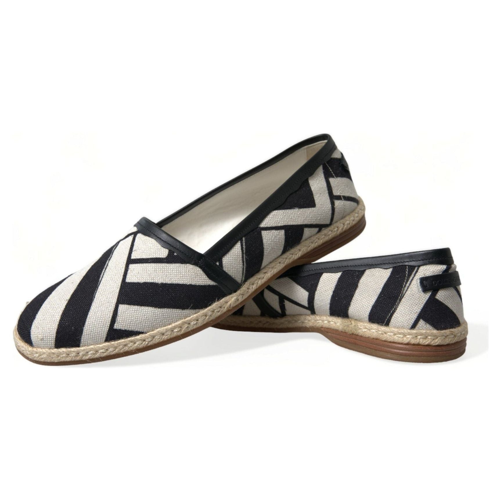 Chic Striped Canvas Espadrilles