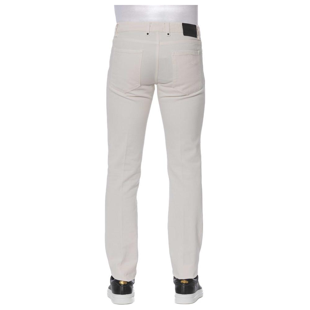 White Cotton Men Jeans