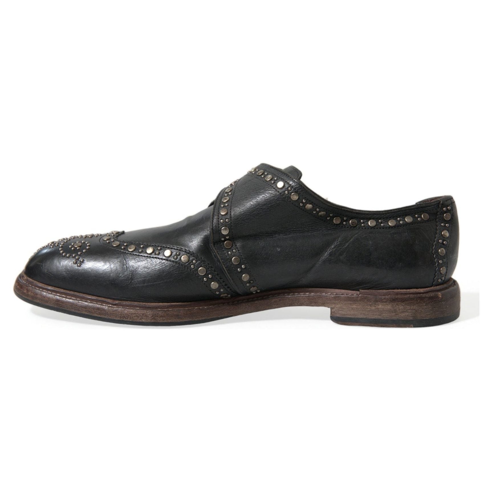 Elegant Calfskin Leather Monk Straps