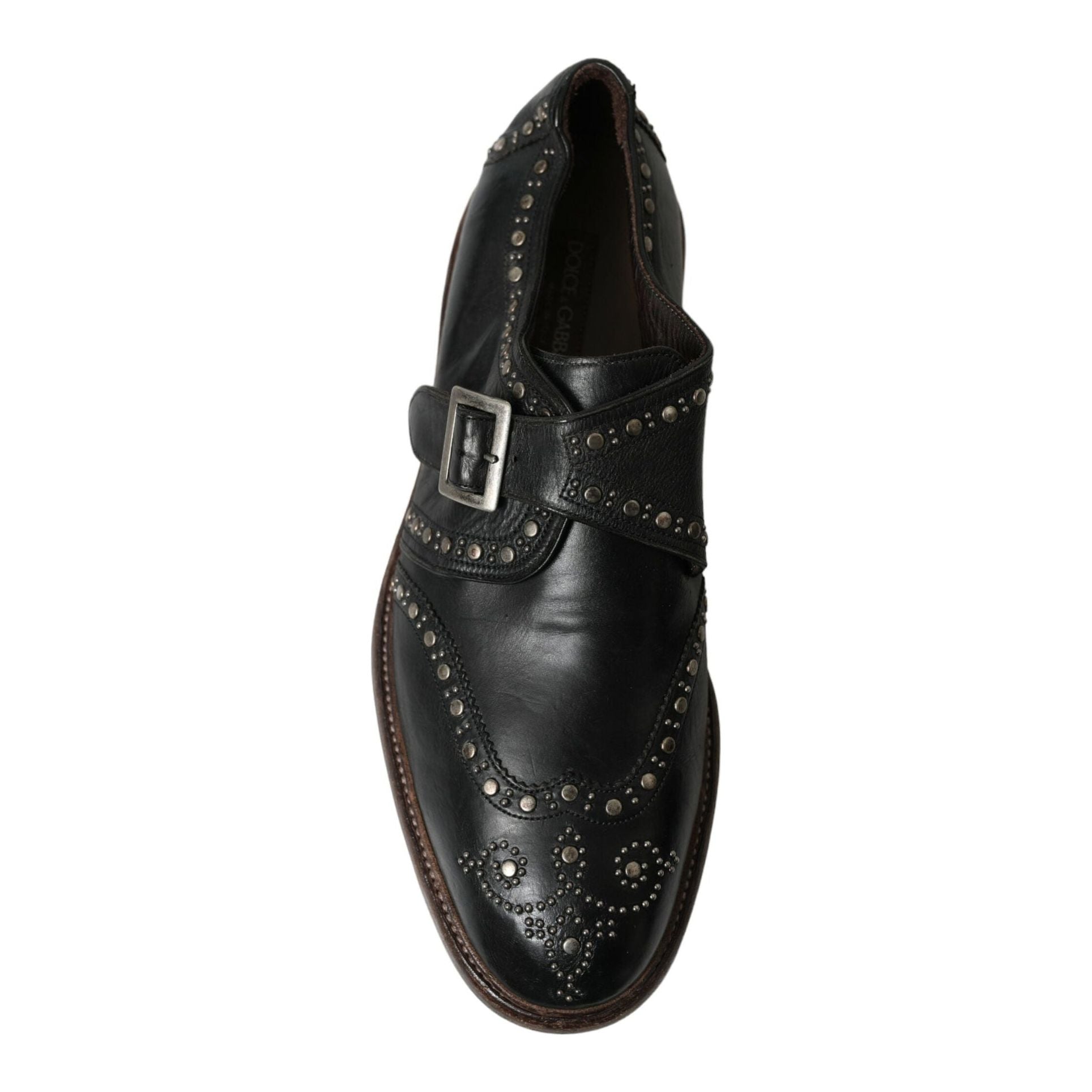 Elegant Calfskin Leather Monk Straps