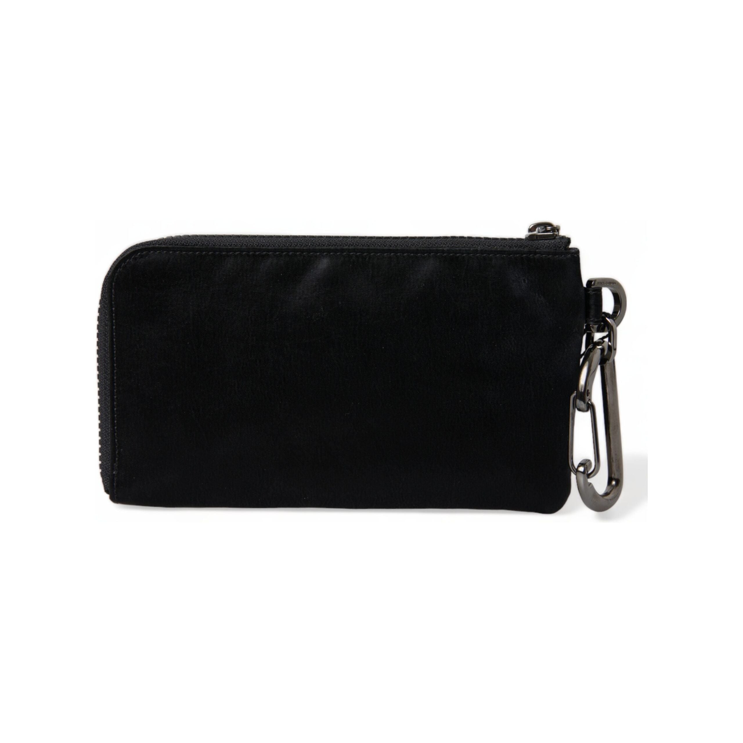 Chic Nylon-Leather Designer Pouch