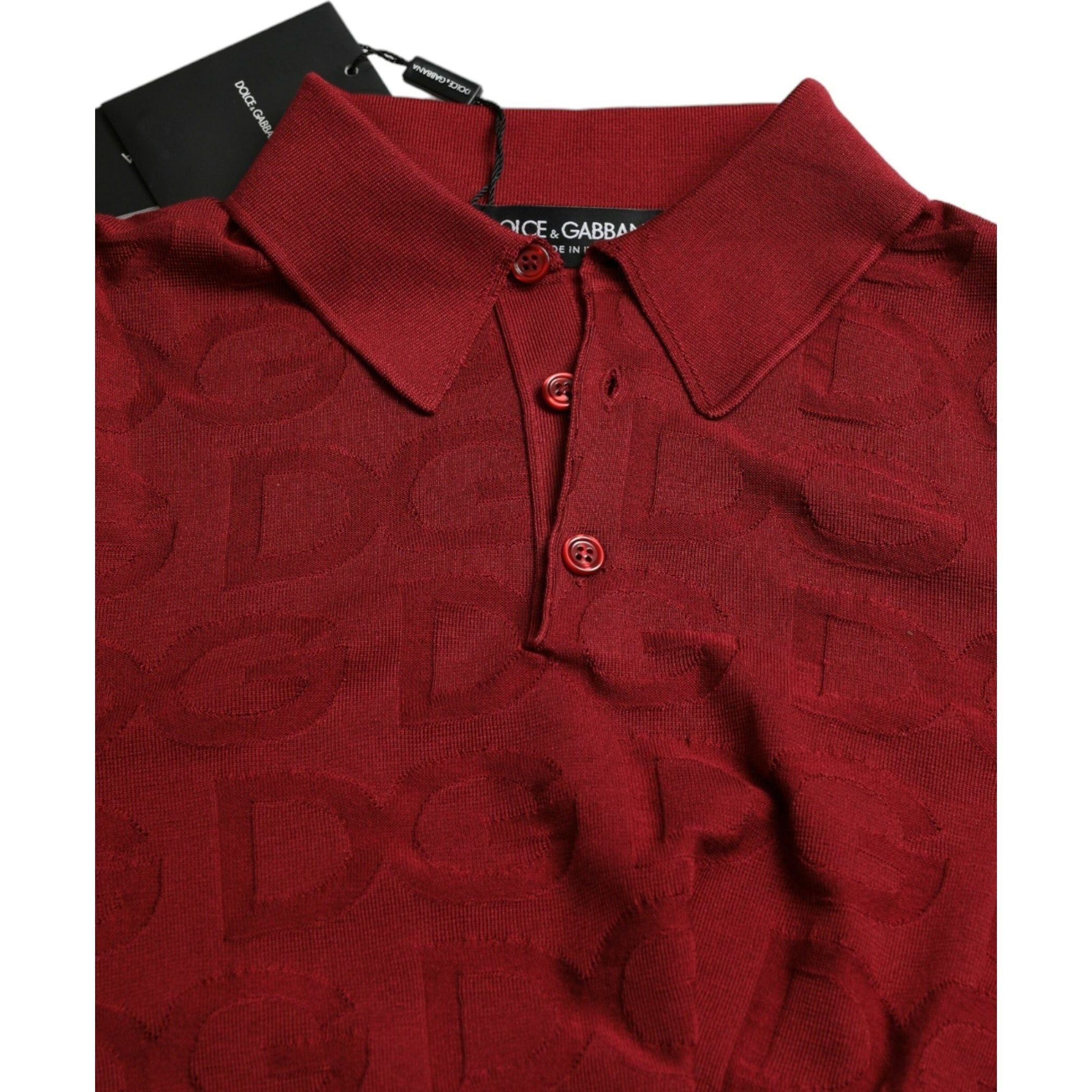 Elegant Silk Maroon Polo T-Shirt