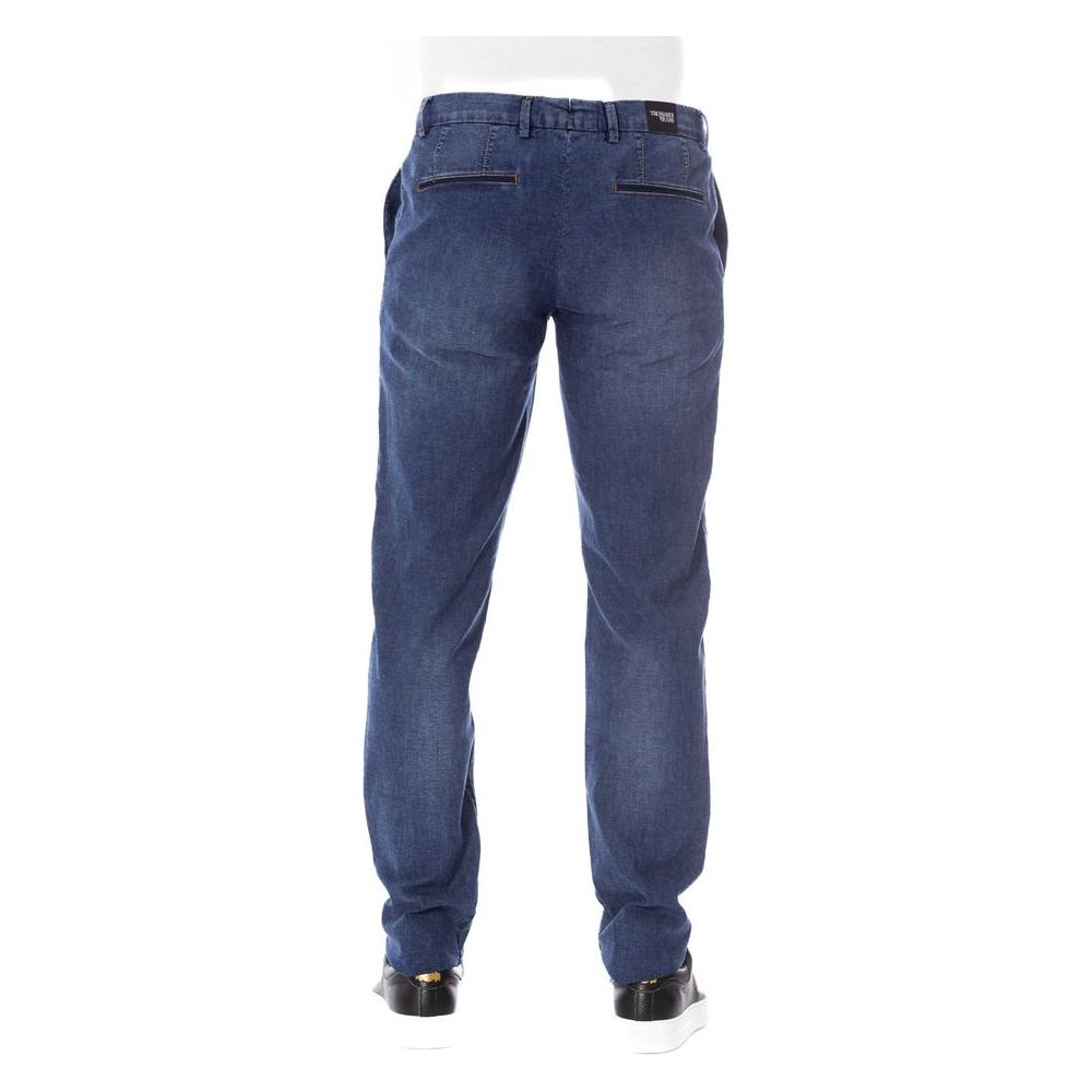 Blue Cotton Men Jeans