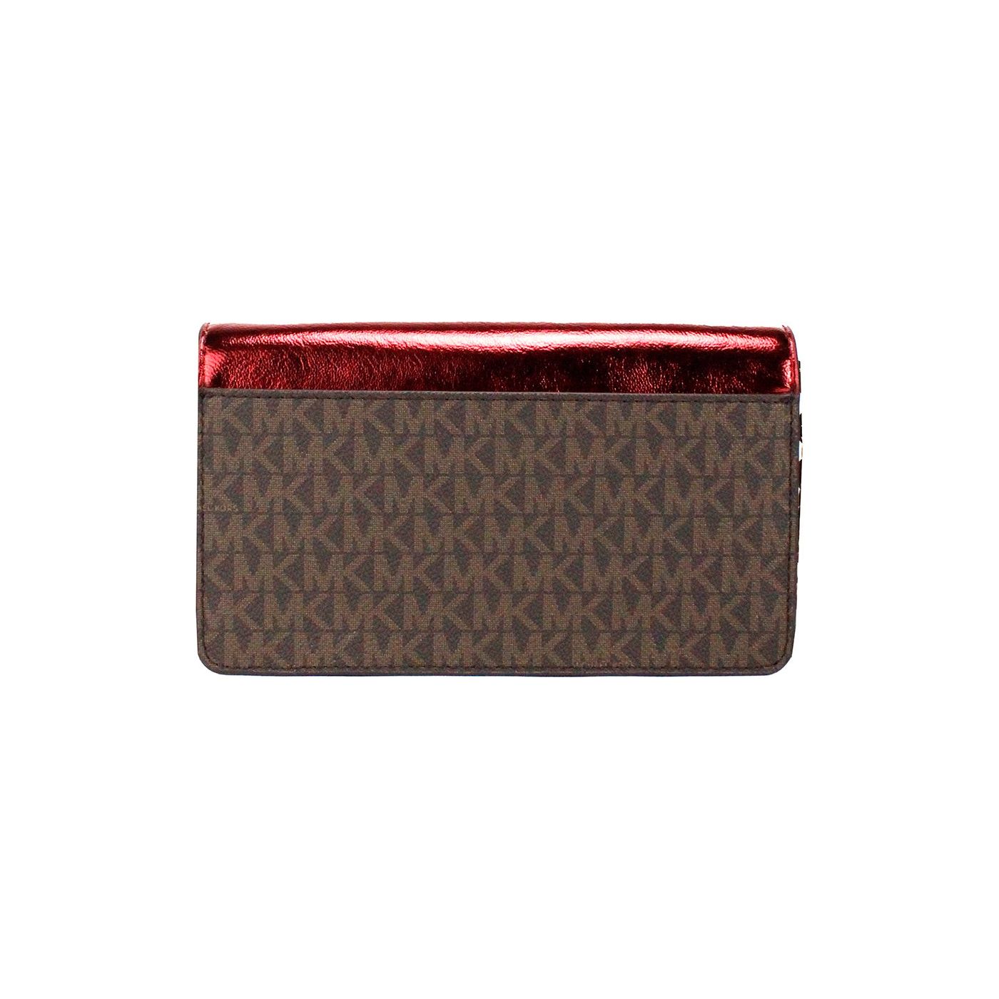 Jet Set Travel Crimson Small Flap Clutch Crossbody Bag