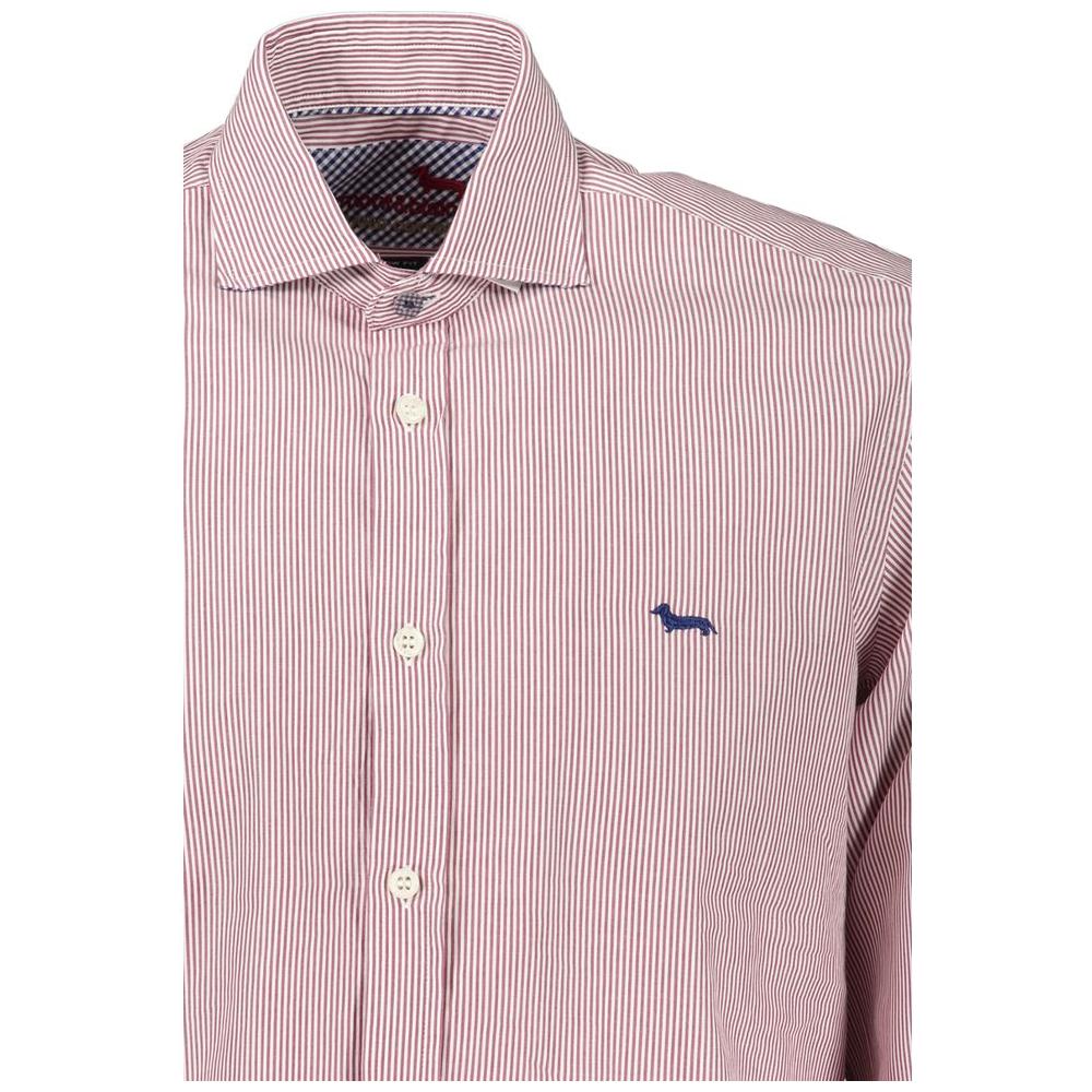 Chic Pink Narrow-Fit Organic Cotton Shirt