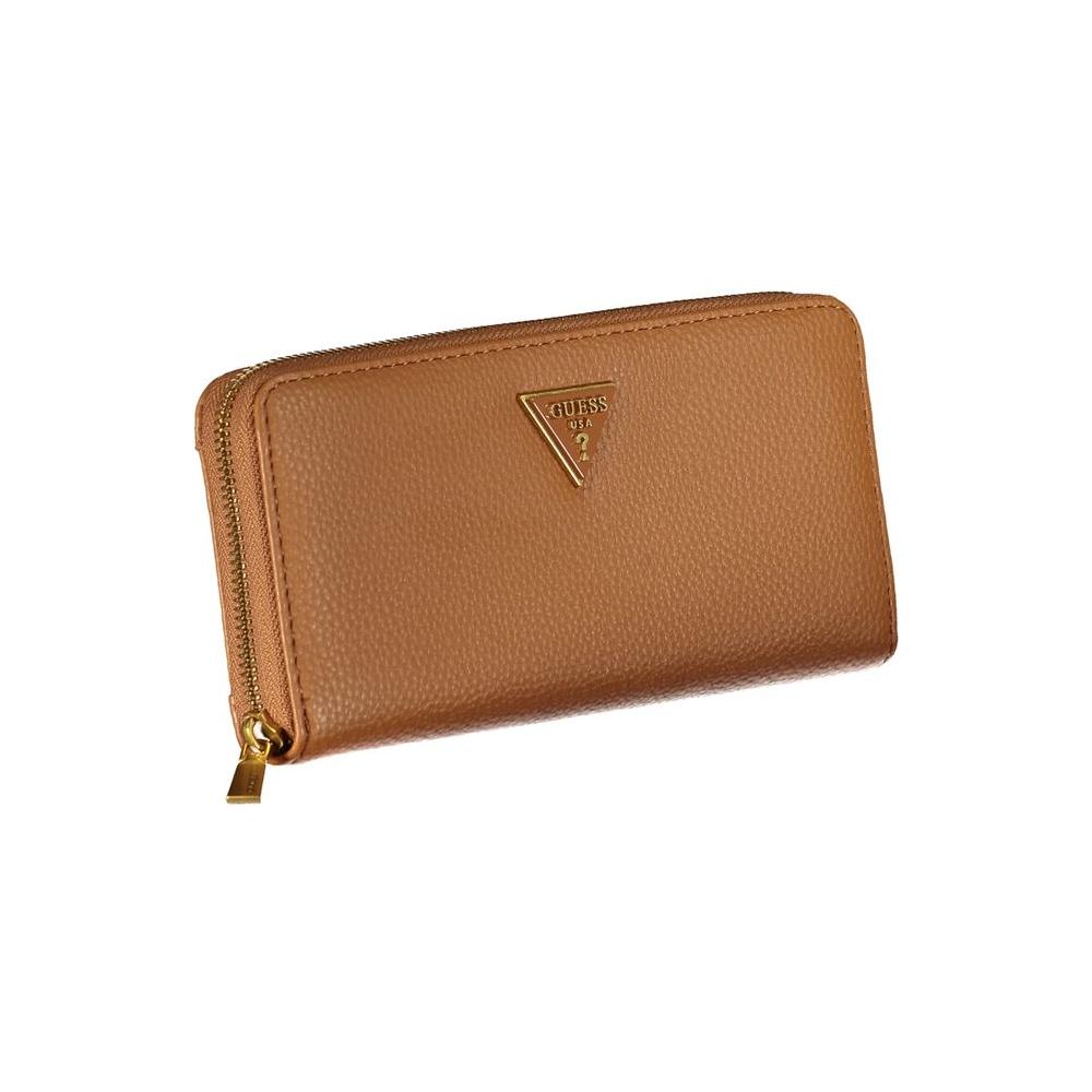 Chic Brown Multipocket Wallet