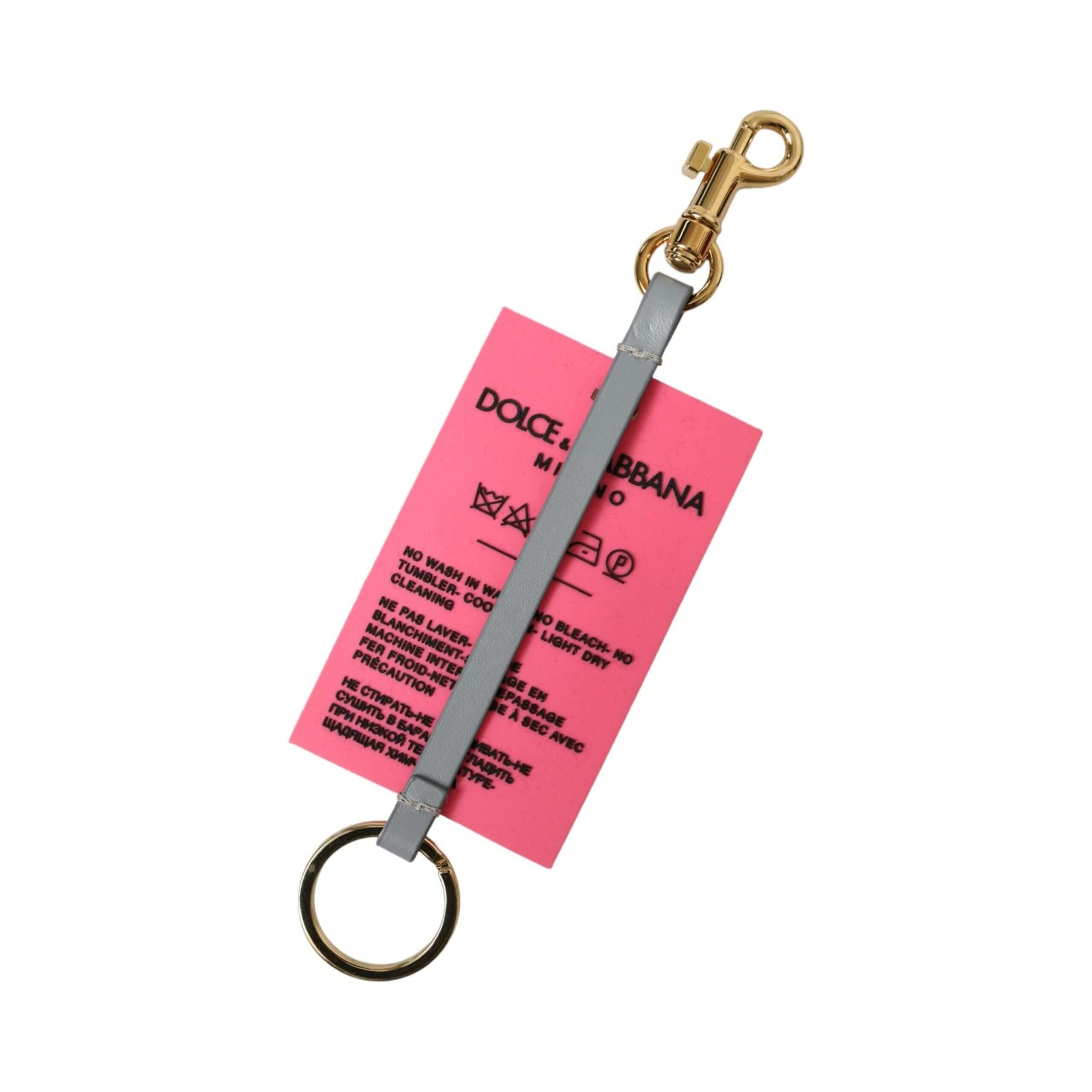 Chic Trifold Gold & Pink Key Holder Case