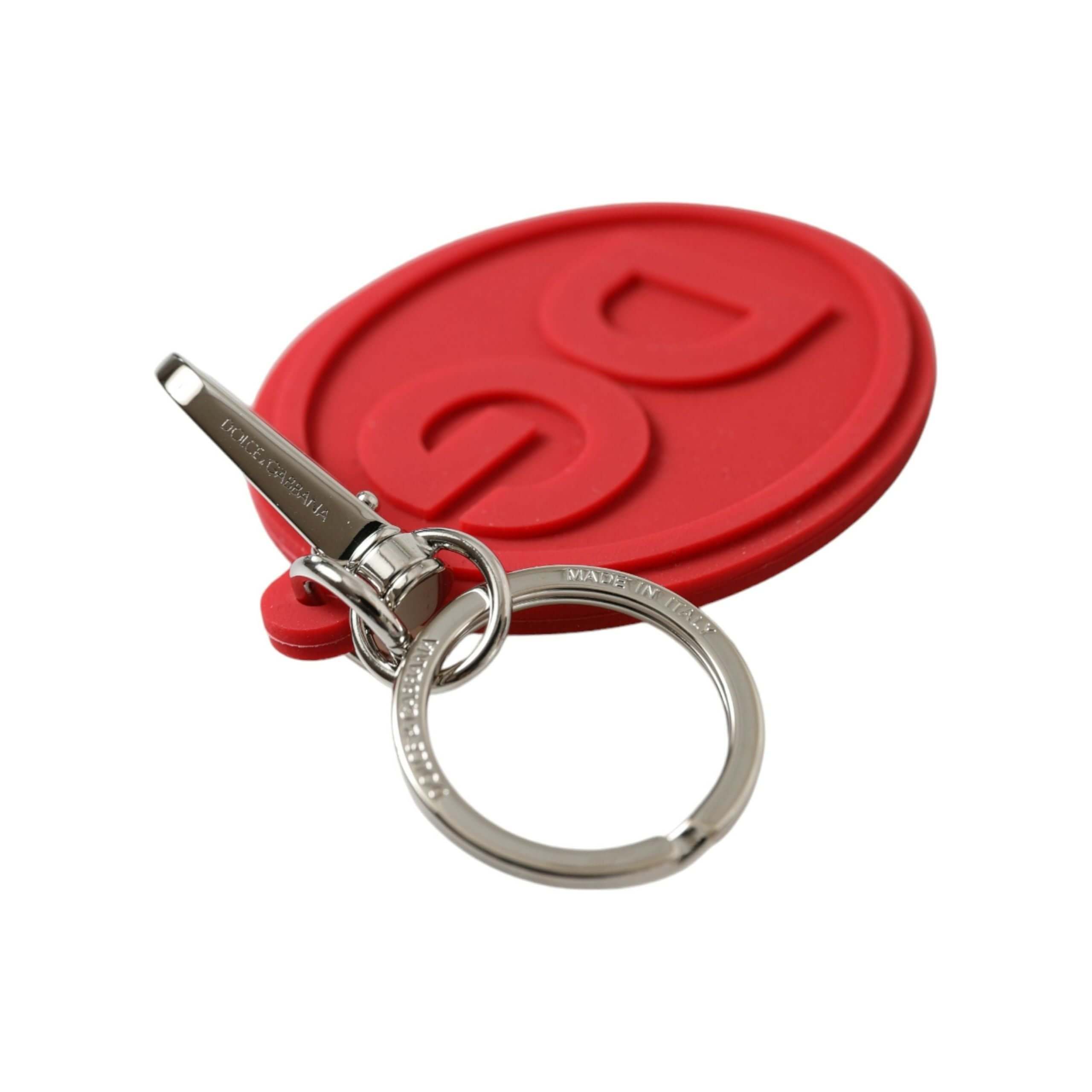 Elegant Red Trifold Key Holder Case