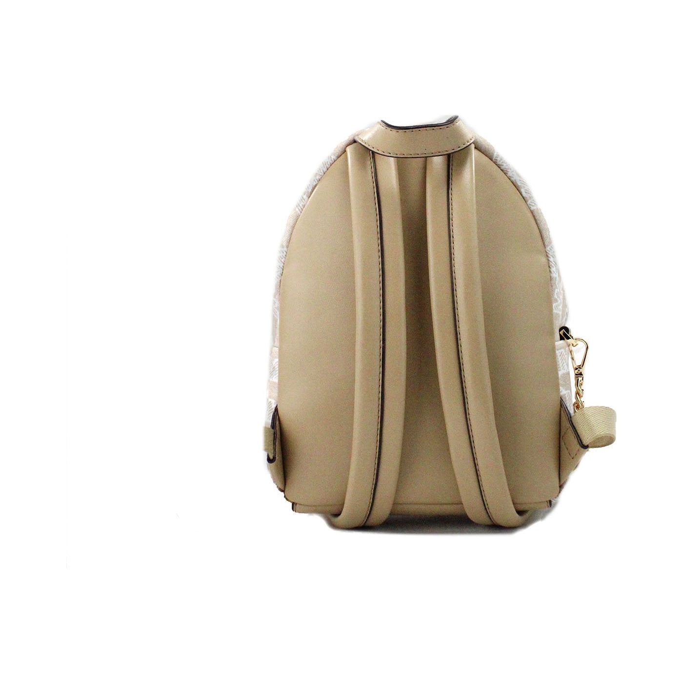 Maisie Mini Camel Signature Canvas 2-n-1 Card Case Backpack Bag