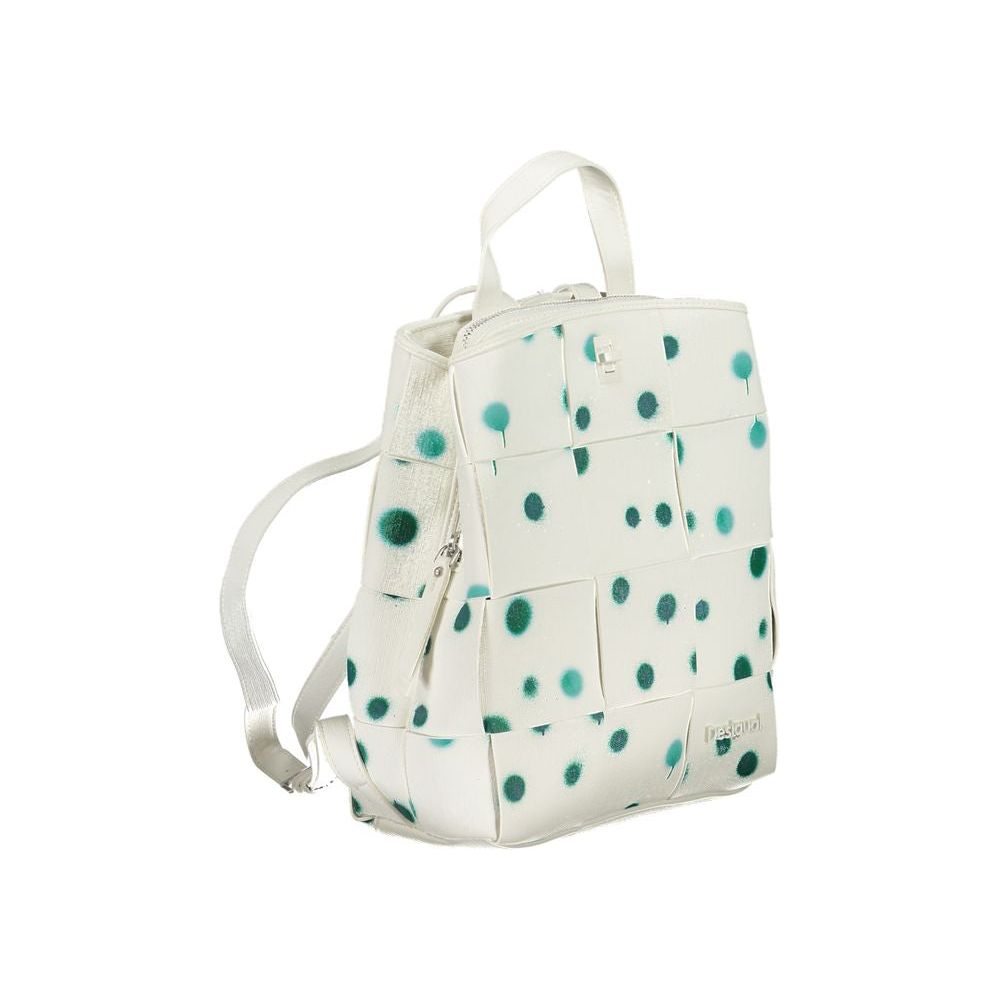 White Polyethylene Backpack