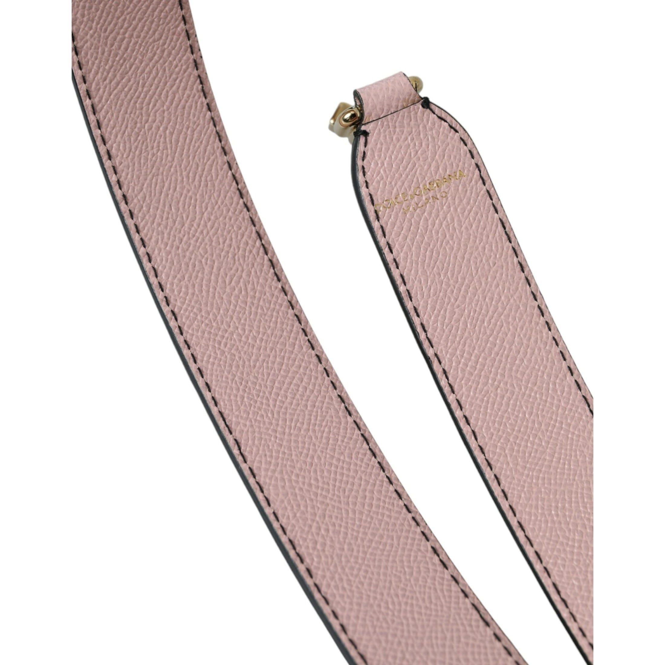 Pink Leather Handbag Accessory Shoulder Strap