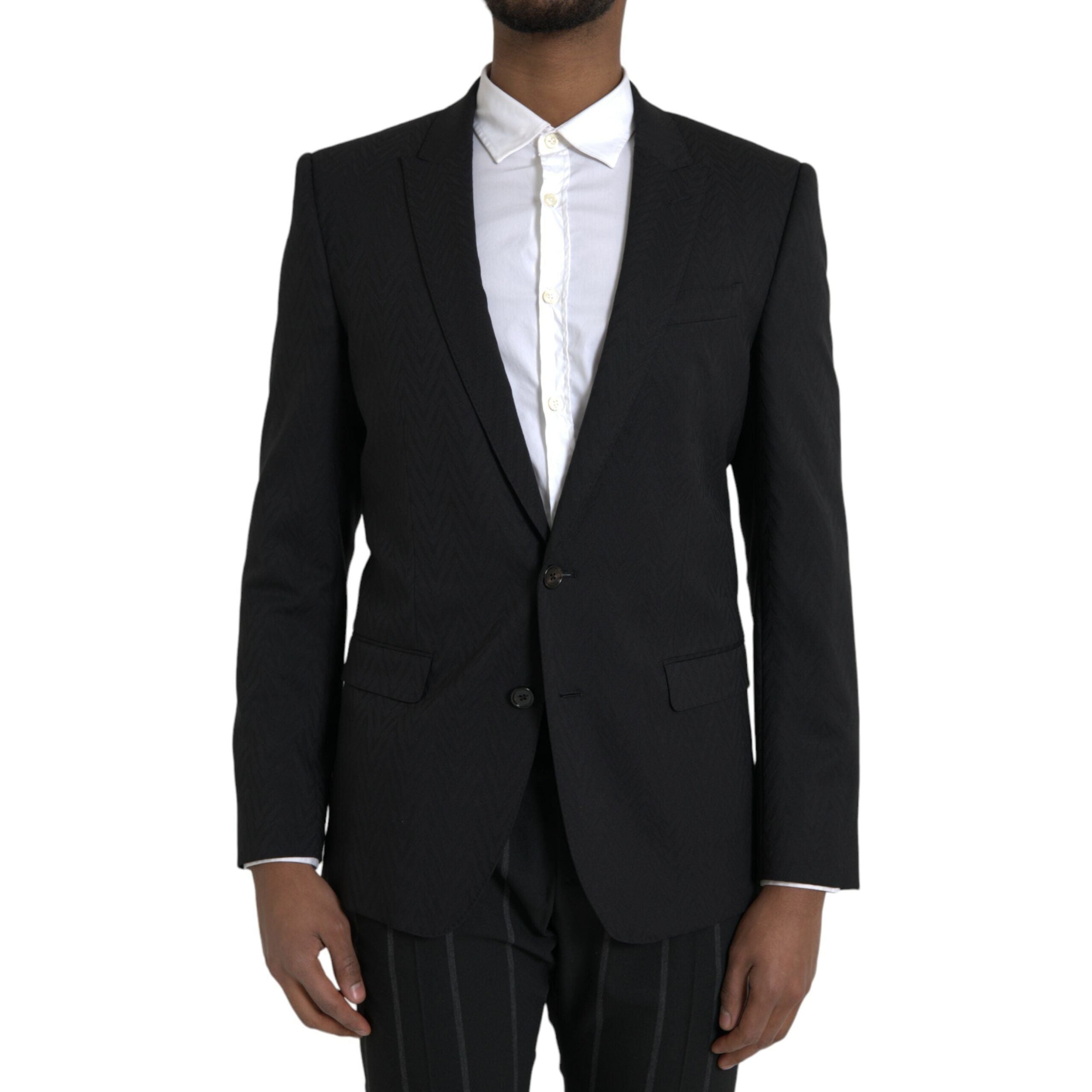 Black MARTINI Slim Fit Jacket Coat Blazer