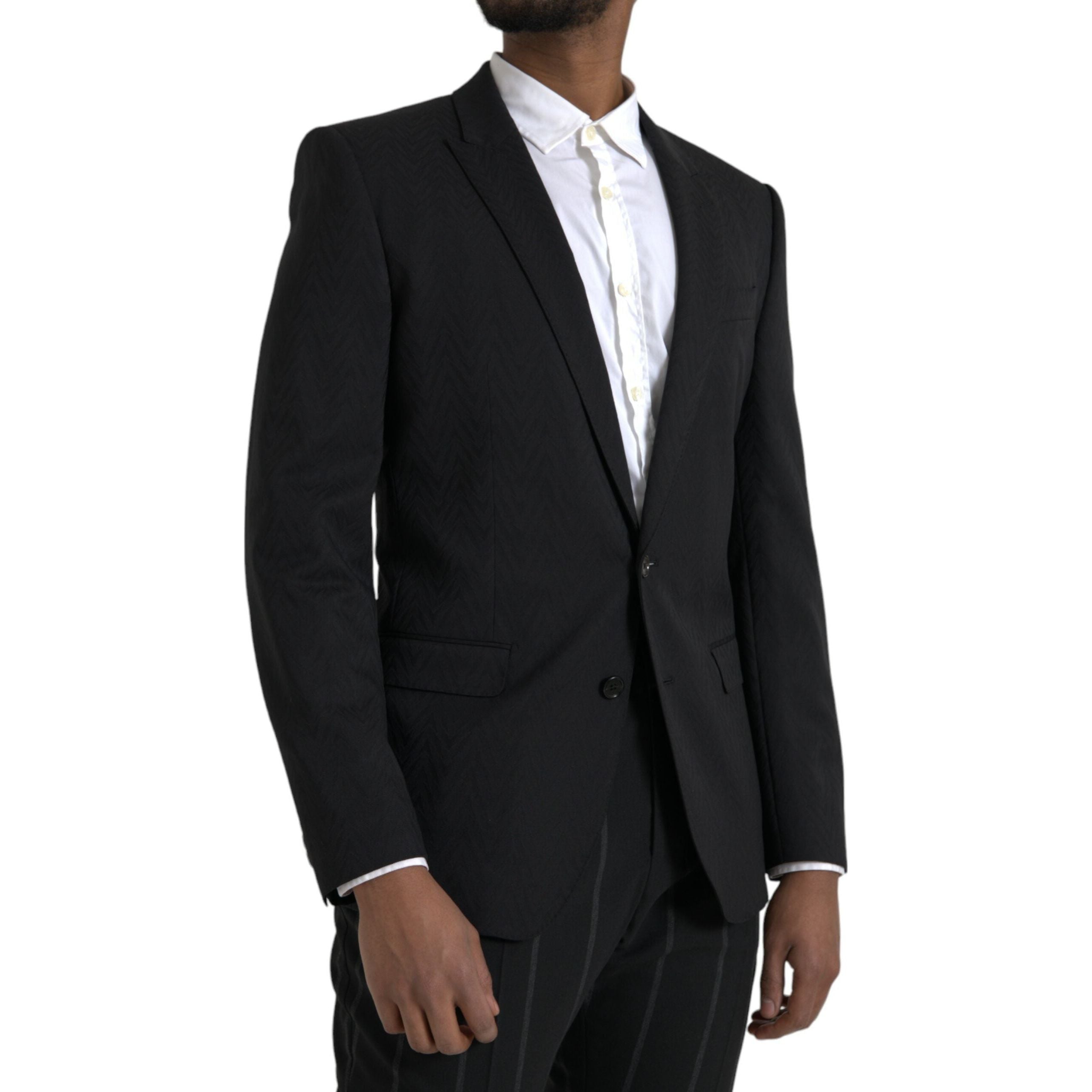 Black MARTINI Slim Fit Jacket Coat Blazer