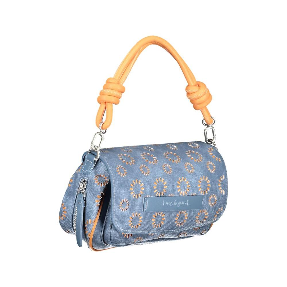 Light Blue Polyethylene Handbag