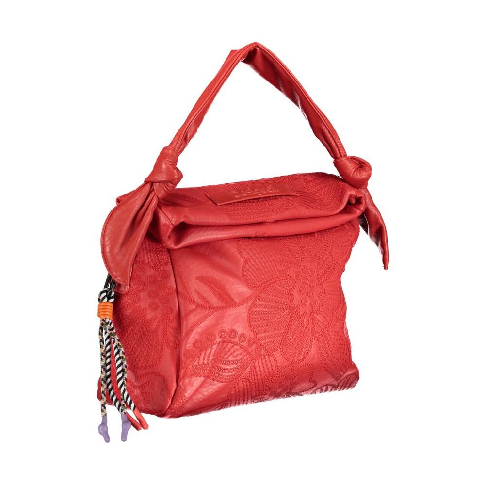 Red Polyethylene Handbag