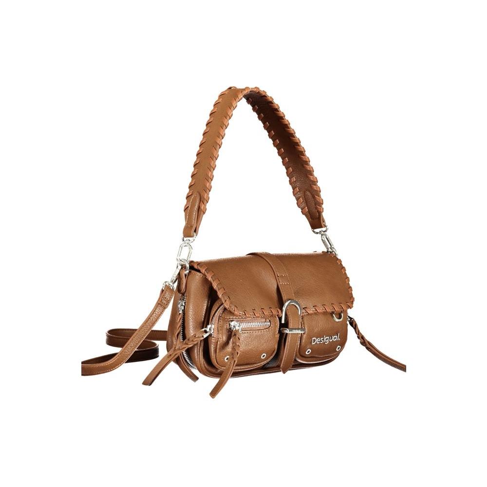 Brown Polyethylene Handbag