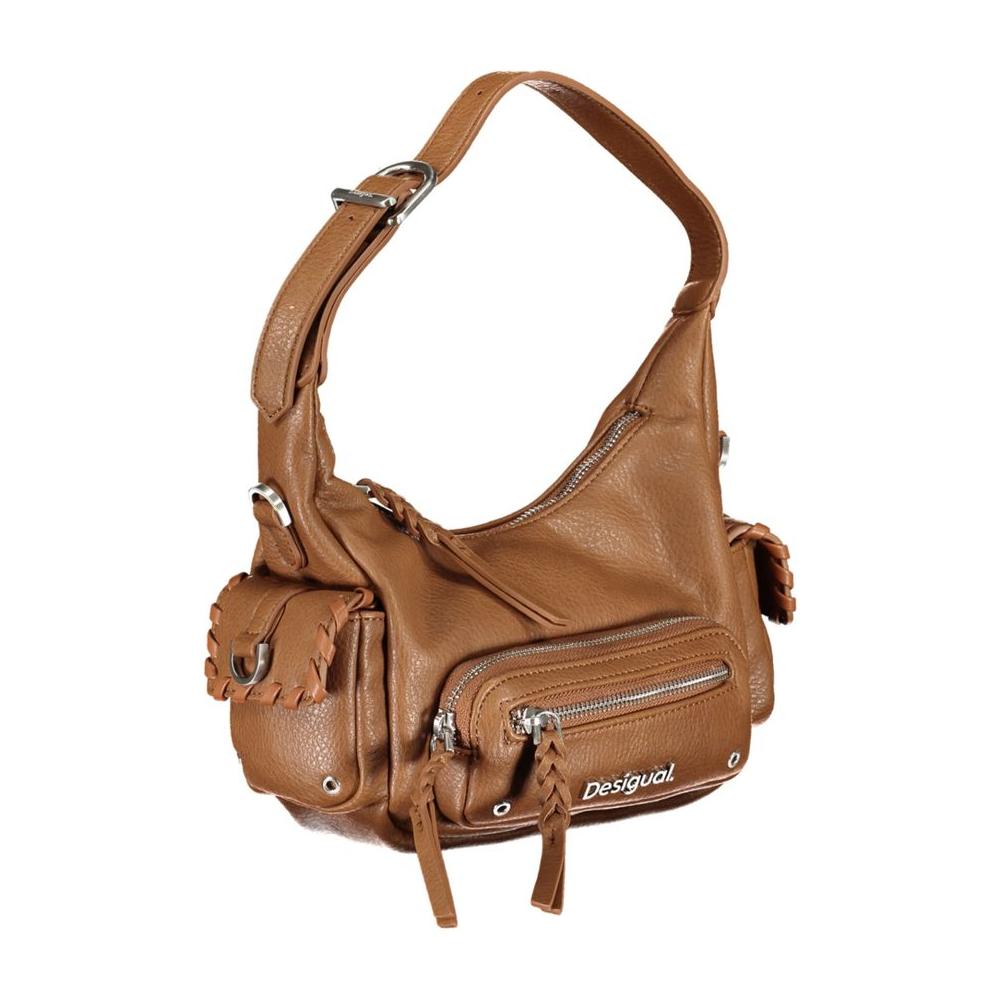 Brown Polyethylene Handbag