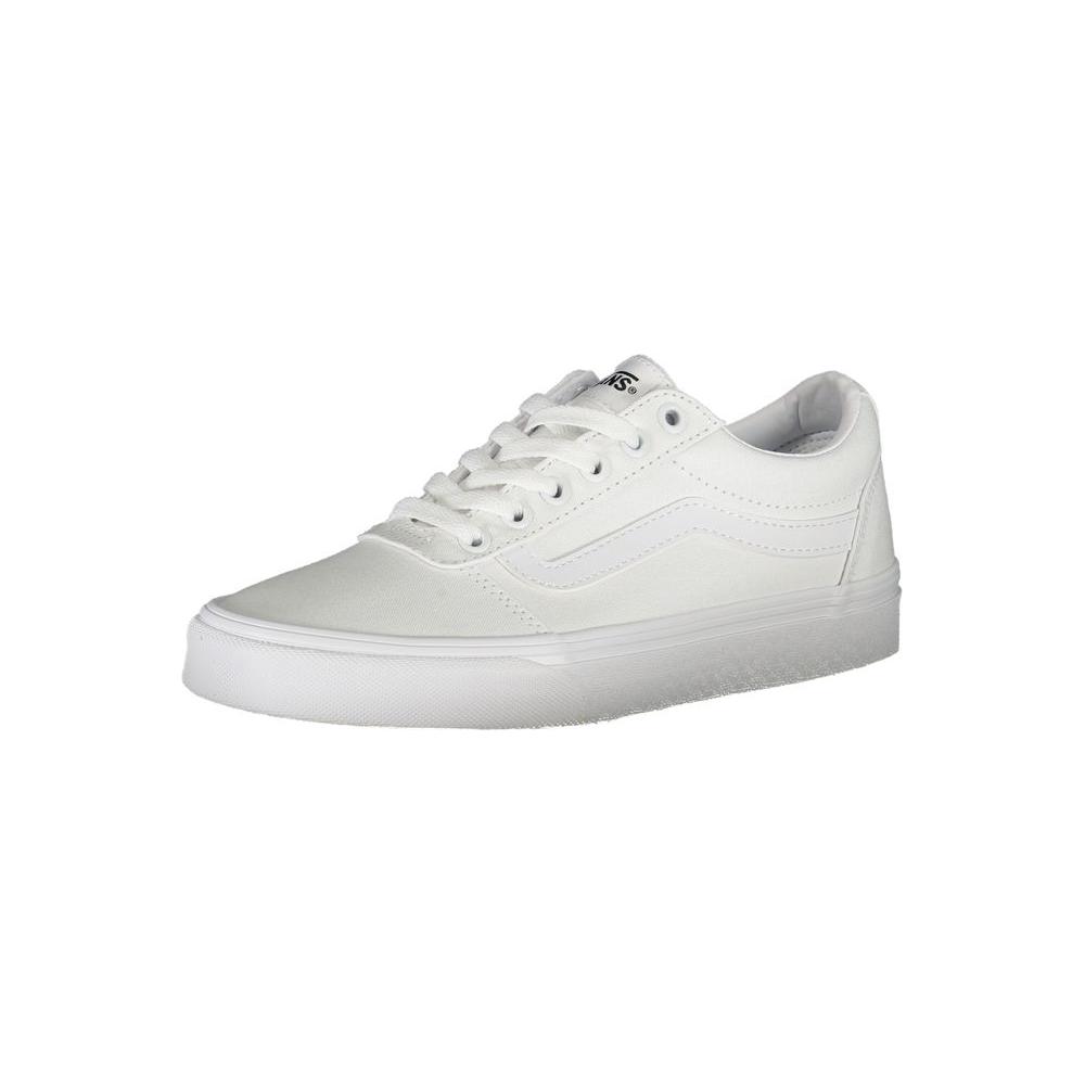 White Polyester Sneaker