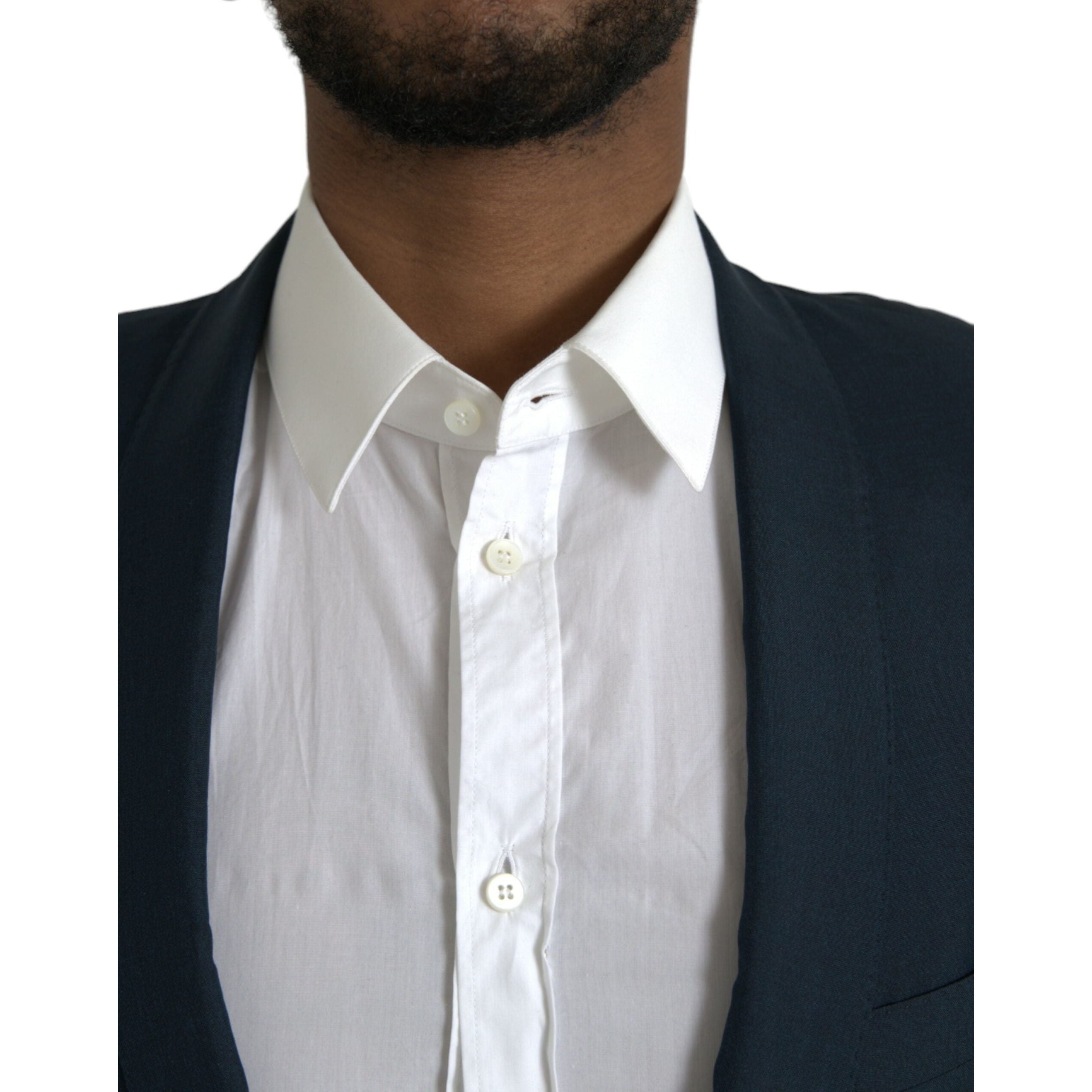 Blue GOLD Notch Single Breasted Coat Blazer