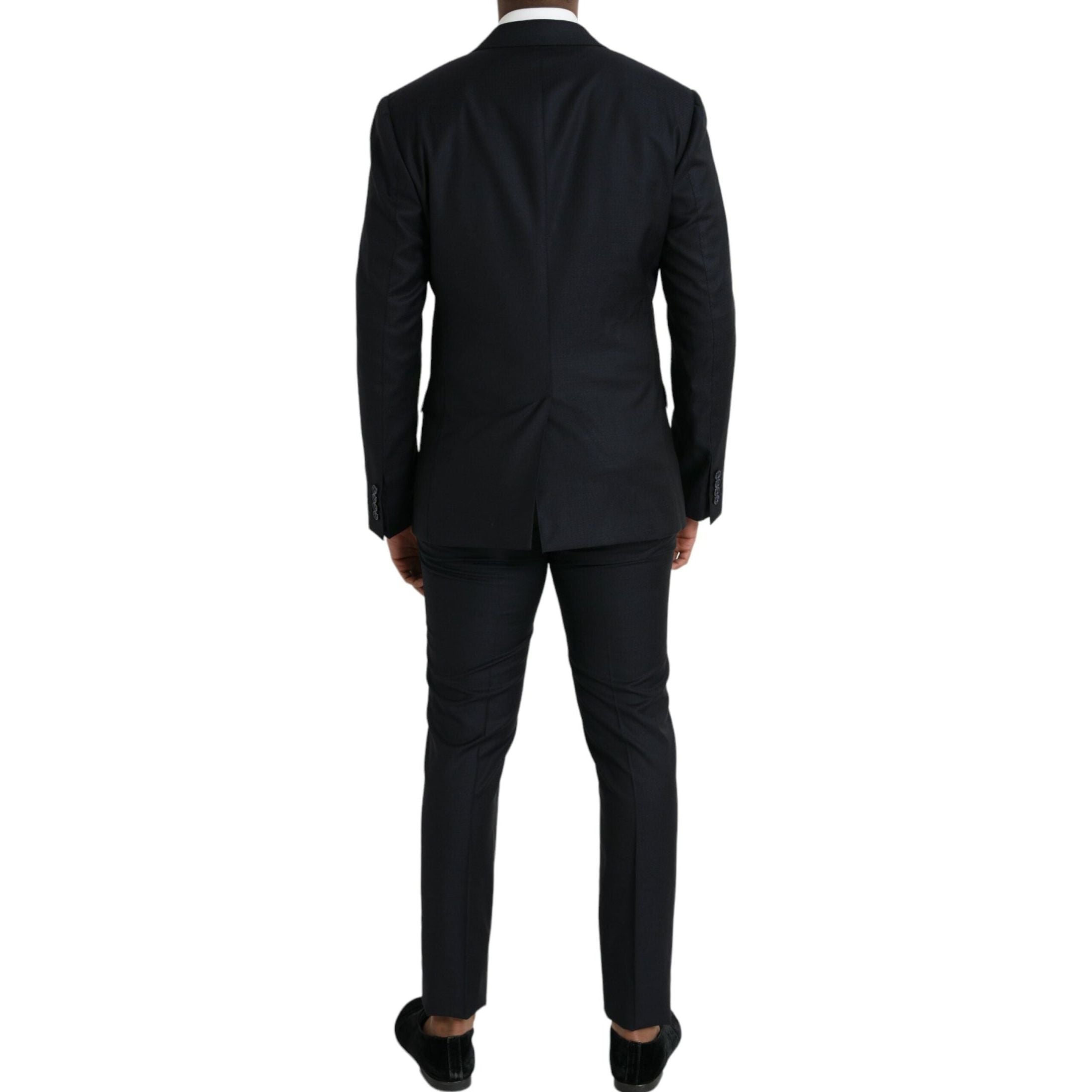 Dark Blue Wool NAPOLI Formal 2 Piece Suit