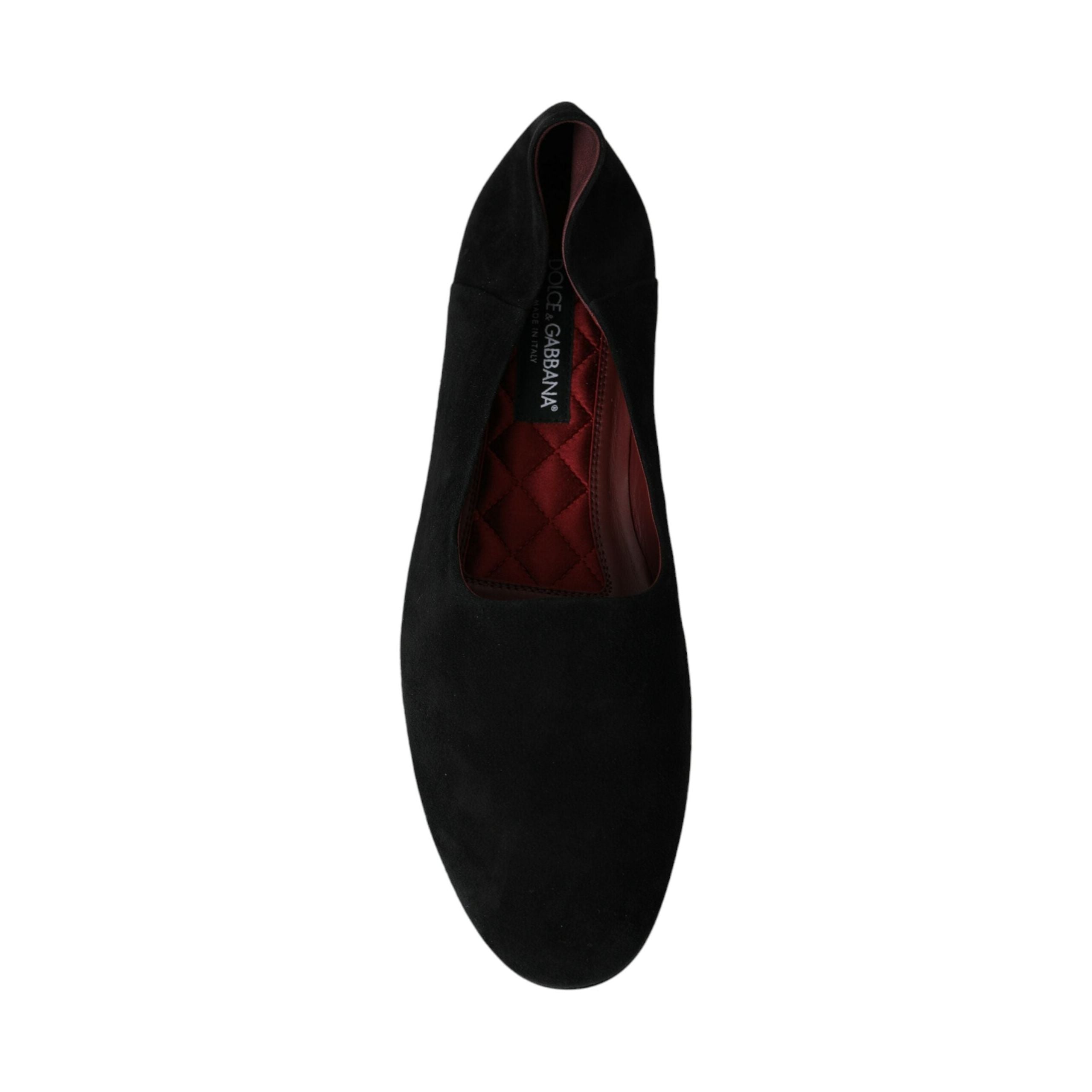 Black Suede Loafers Formal Dress Slip On Shoes