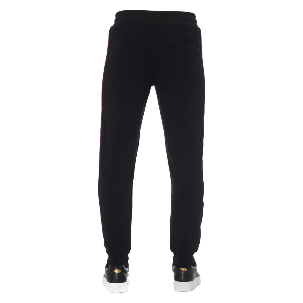 Black Cotton Men Sports Pant