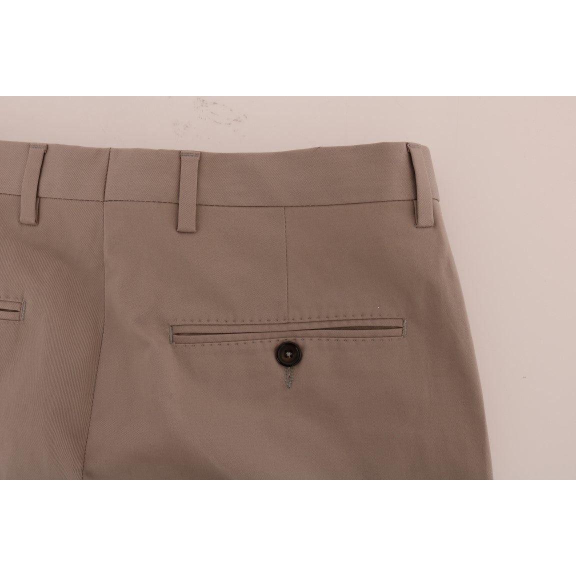 Chic Beige Chinos Casual Pants