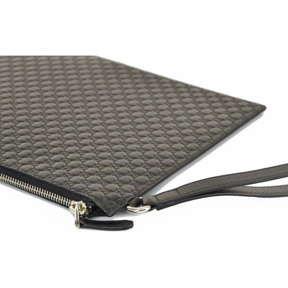 Sleek Microguccissima Leather Clutch