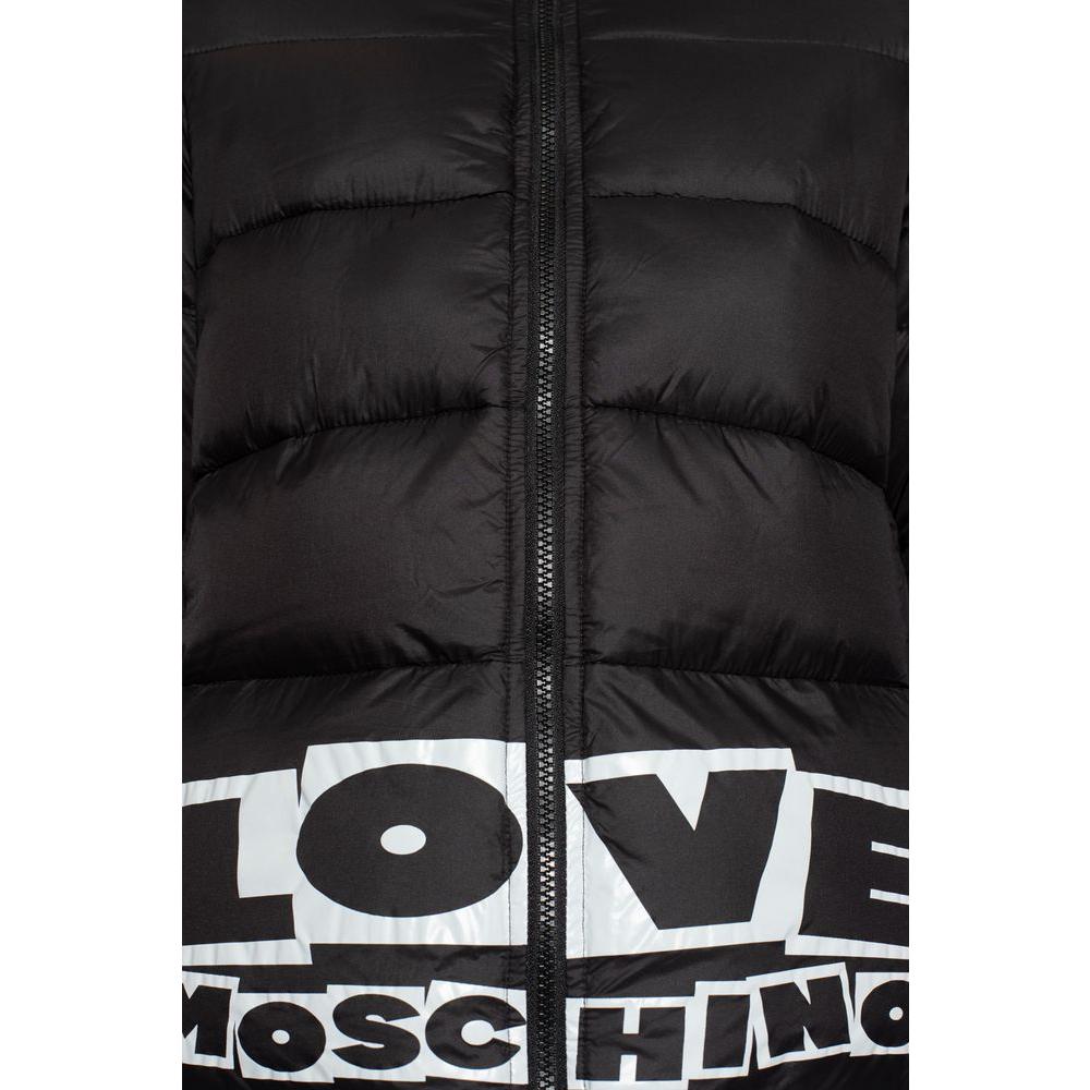 Chic Nylon Down Jacket with Bold Logo