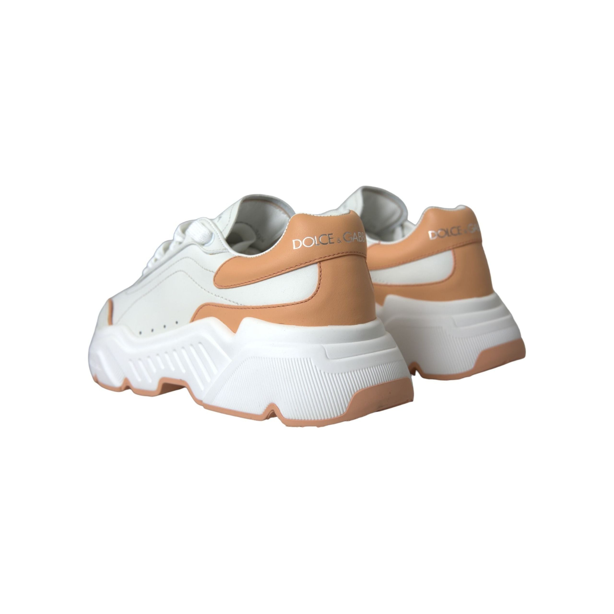 White Peach DAYMASTER Leather Sneakers Shoes