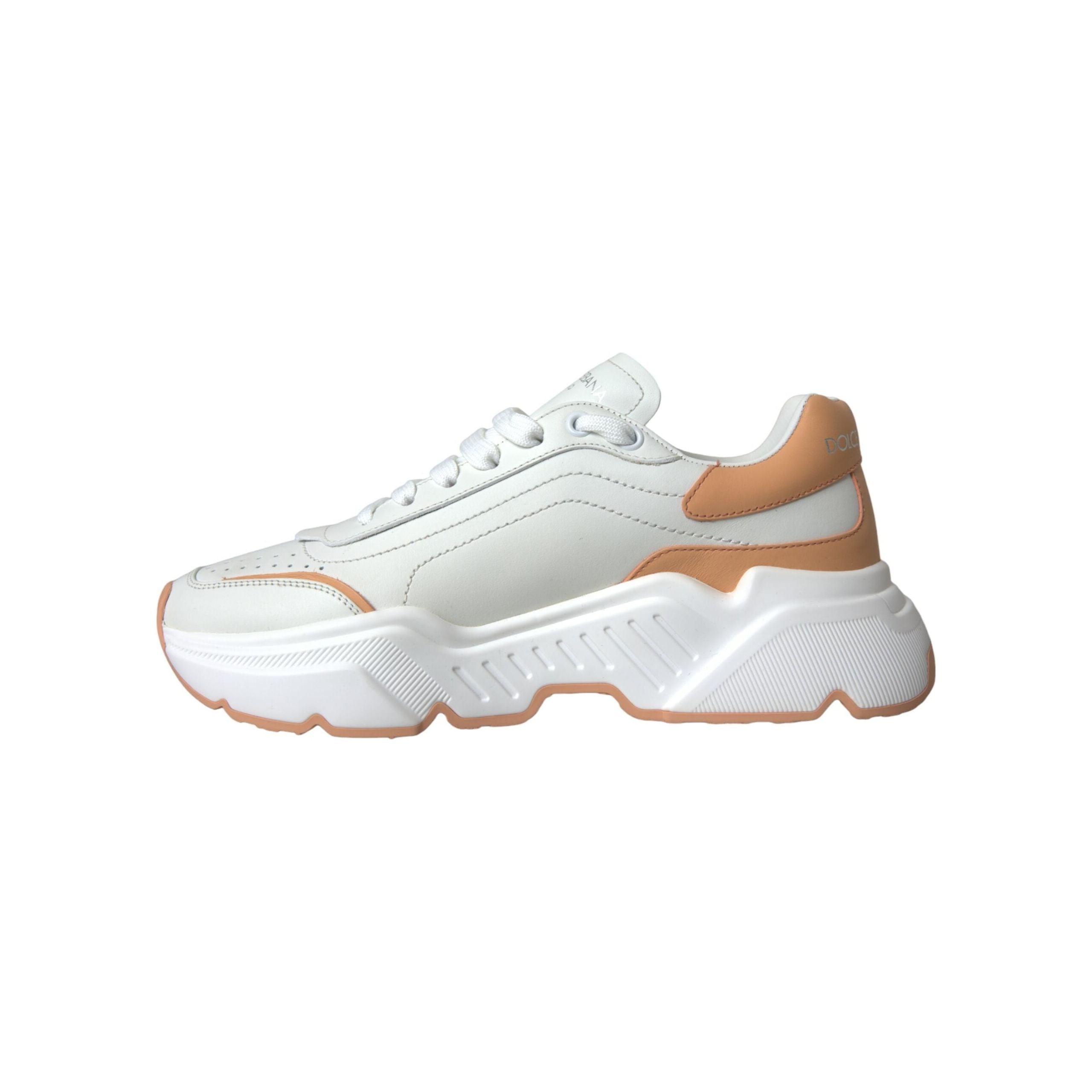 White Peach DAYMASTER Leather Sneakers Shoes