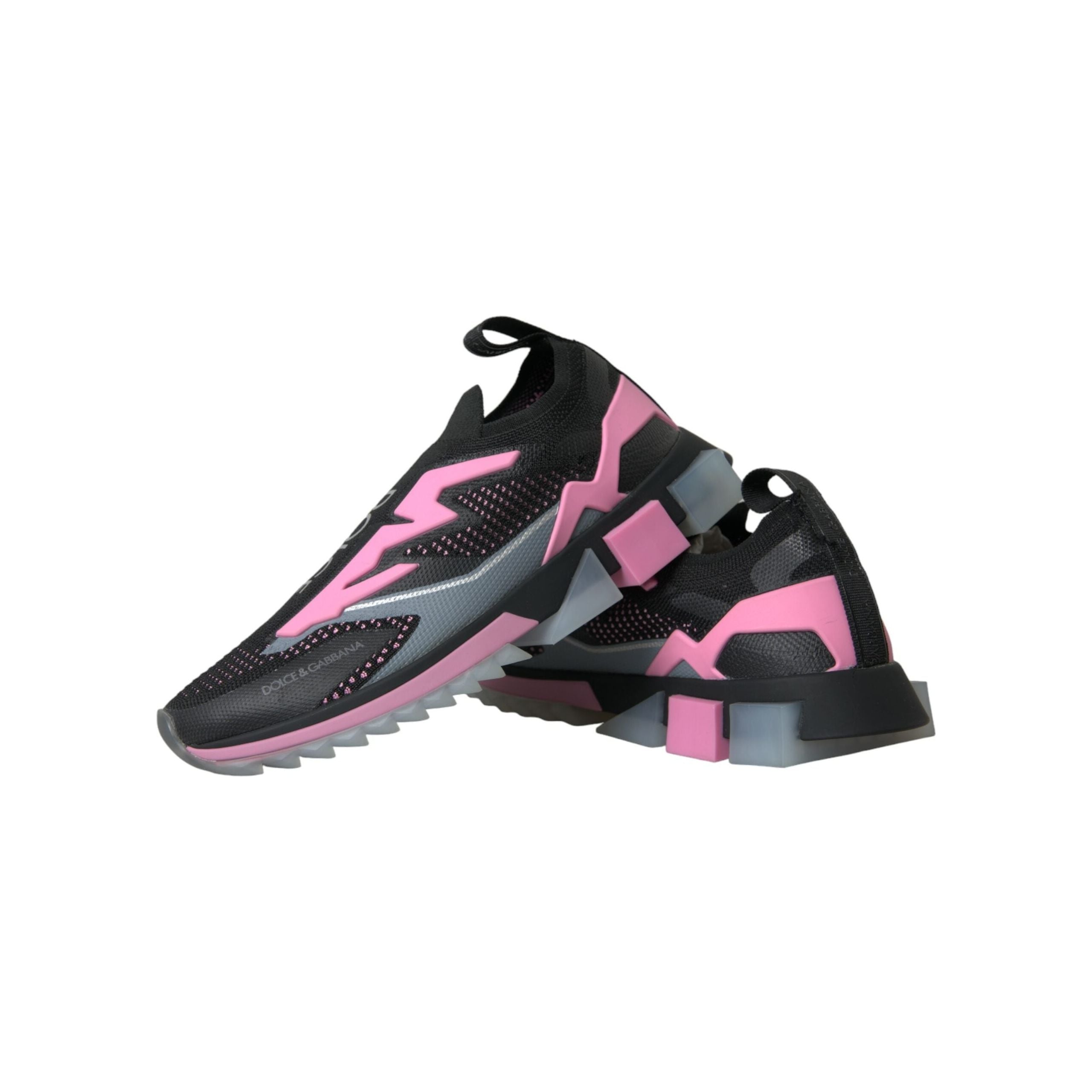 Black Pink Slip On Sorrento Sneakers Shoes