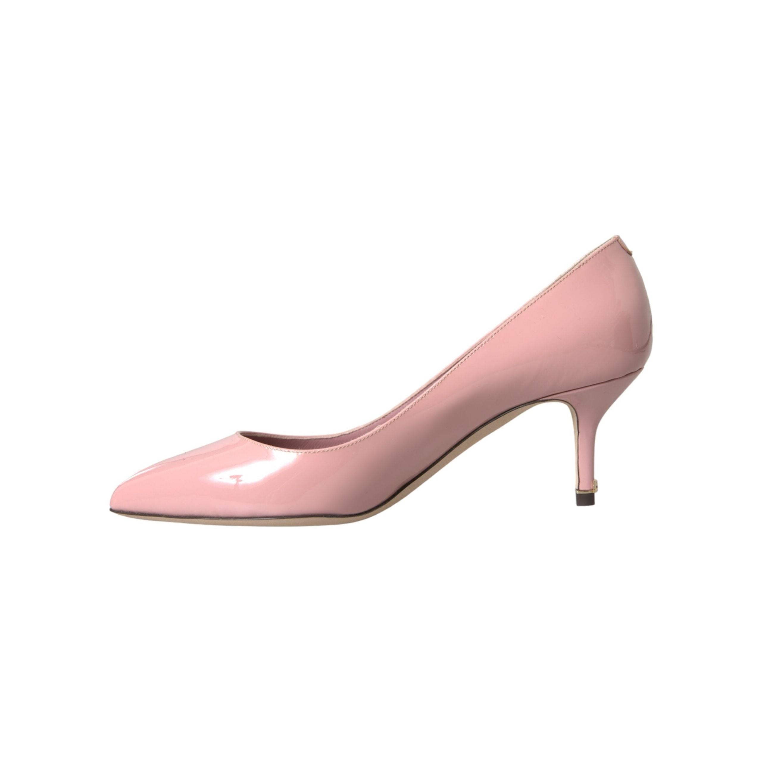 Light Pink Patent Leather Heels Pumps Shoes