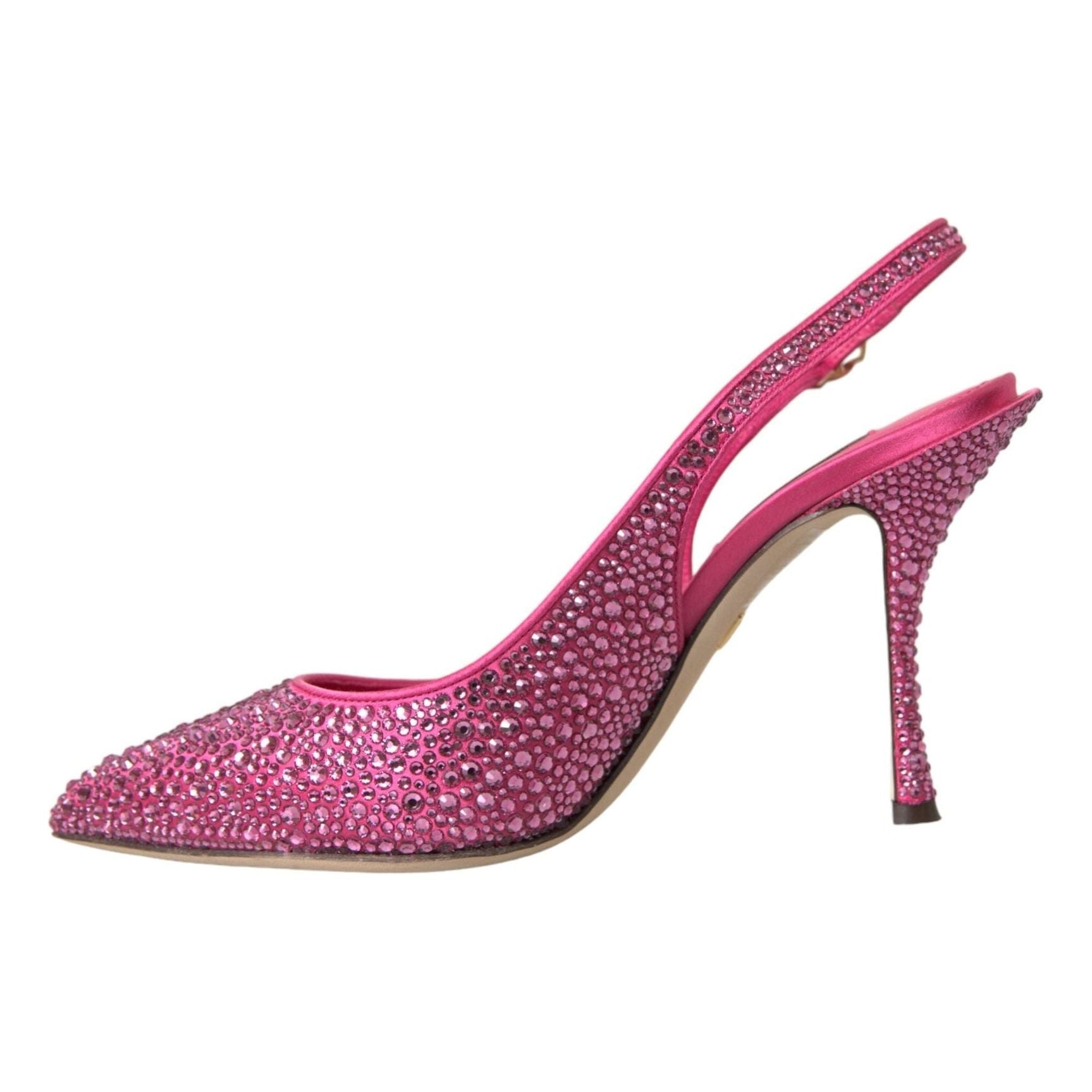 Pink Slingbacks Crystal Pumps Shoes